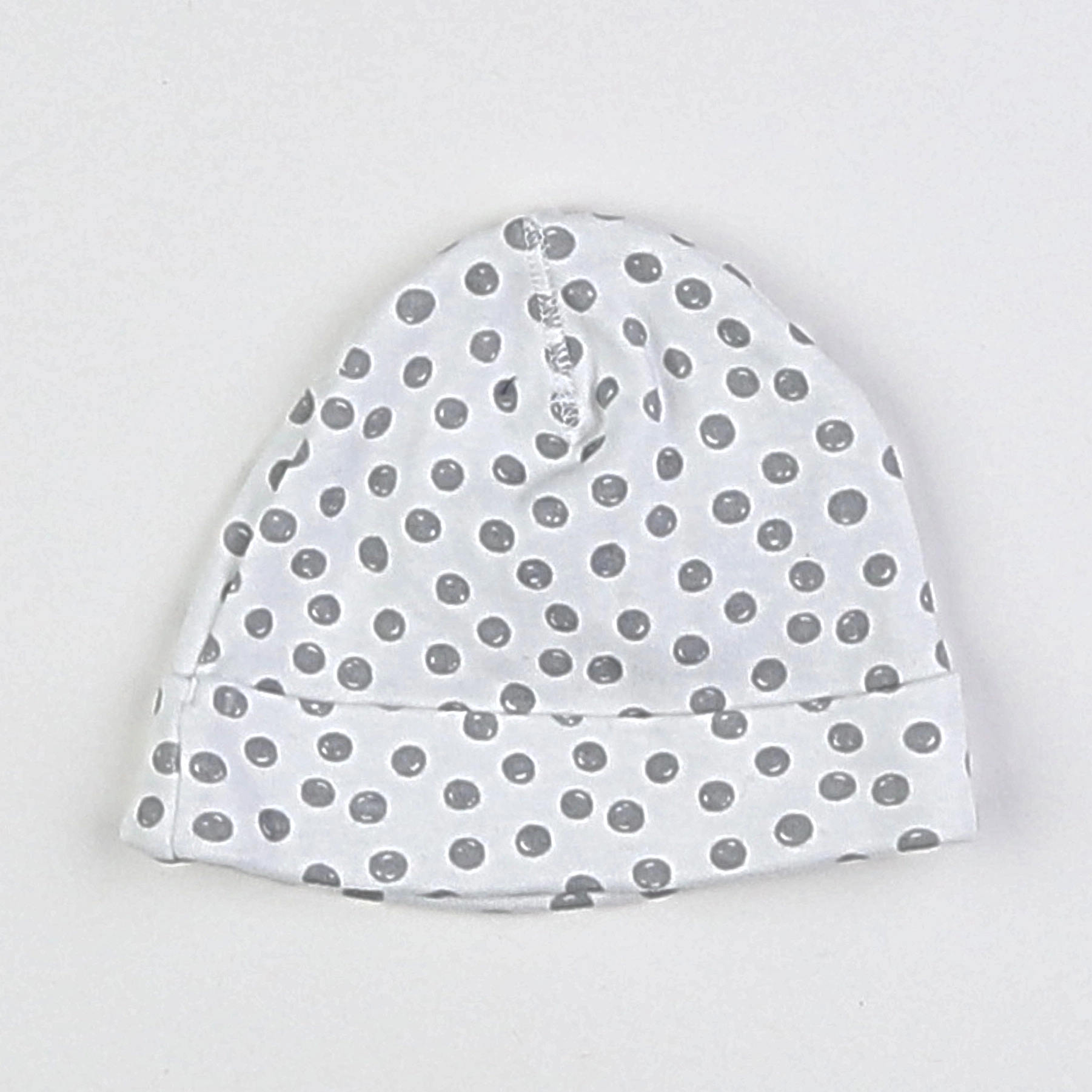 H&M - bonnet de naissance blanc, gris - 0/1 mois