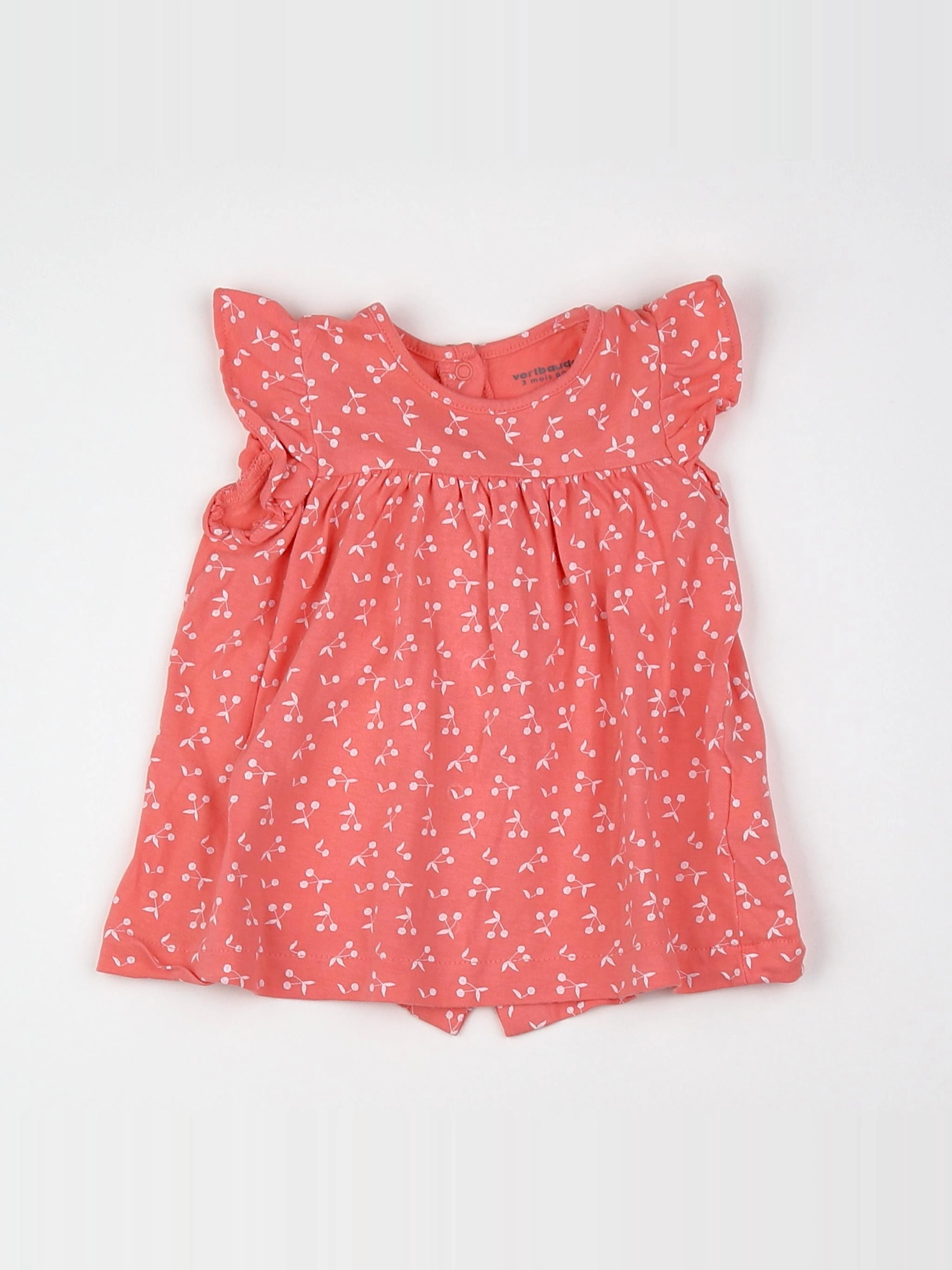 Vertbaudet - robe rose - 3 mois