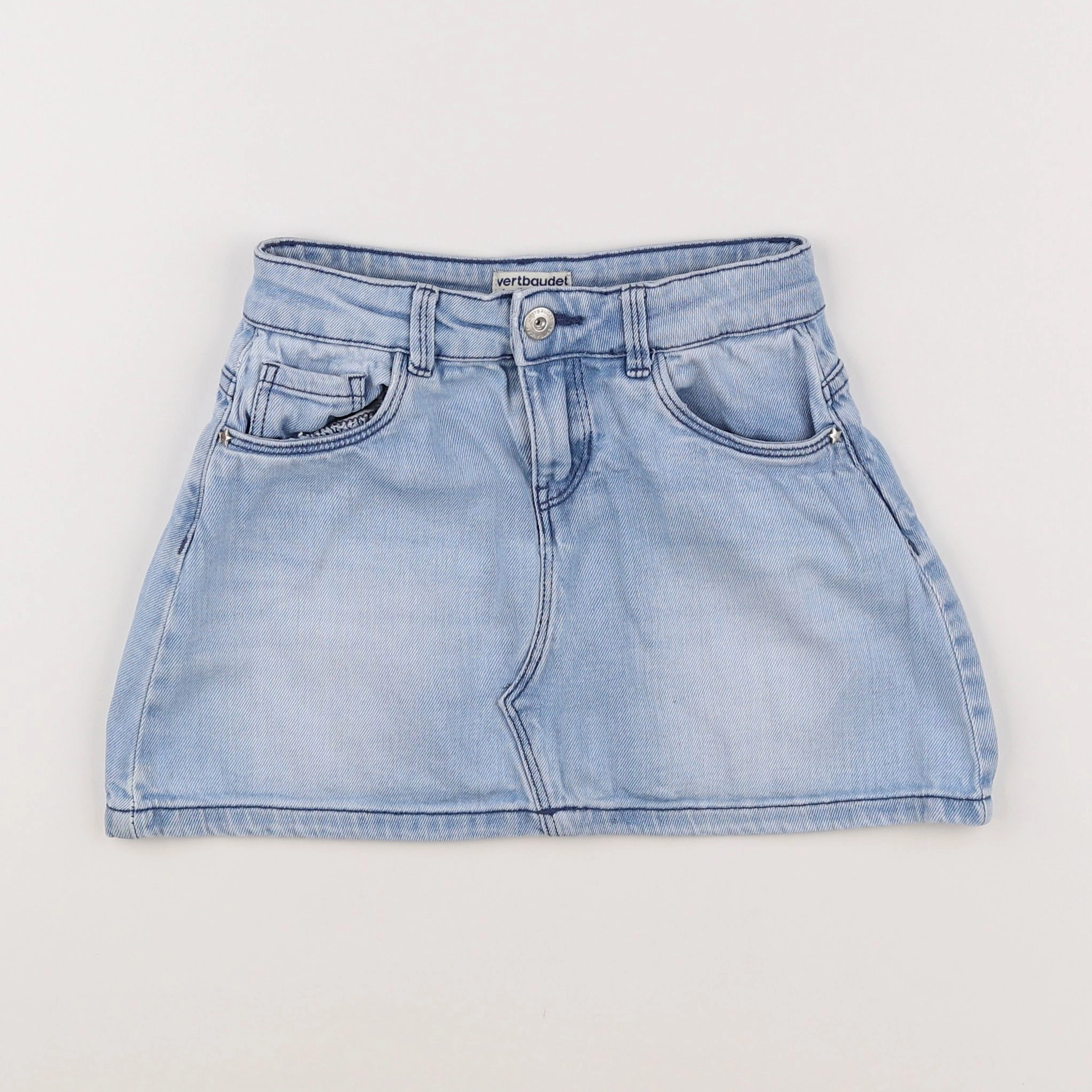 Vertbaudet - jupe bleu - 8 ans
