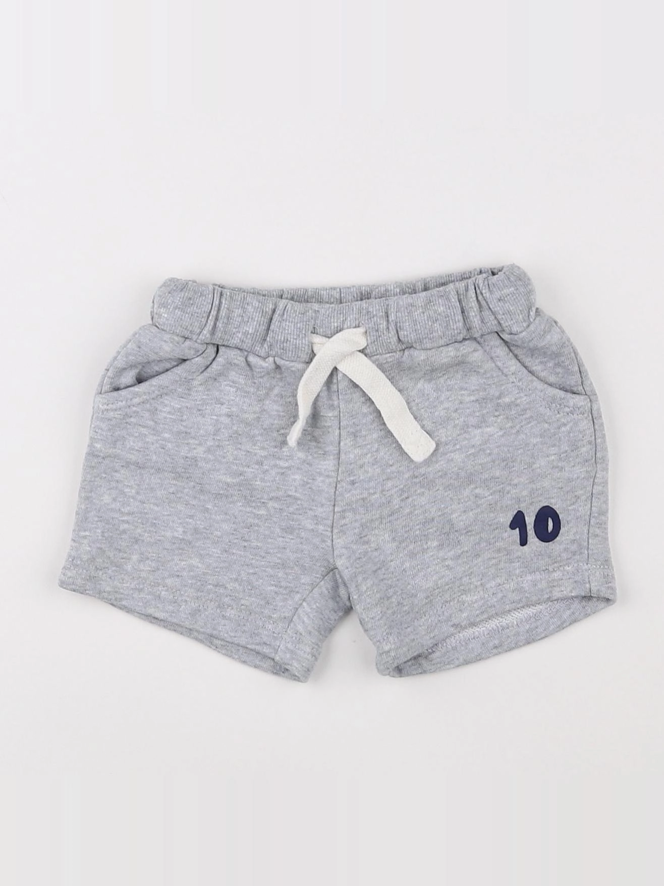 La Redoute - short gris - 3 mois