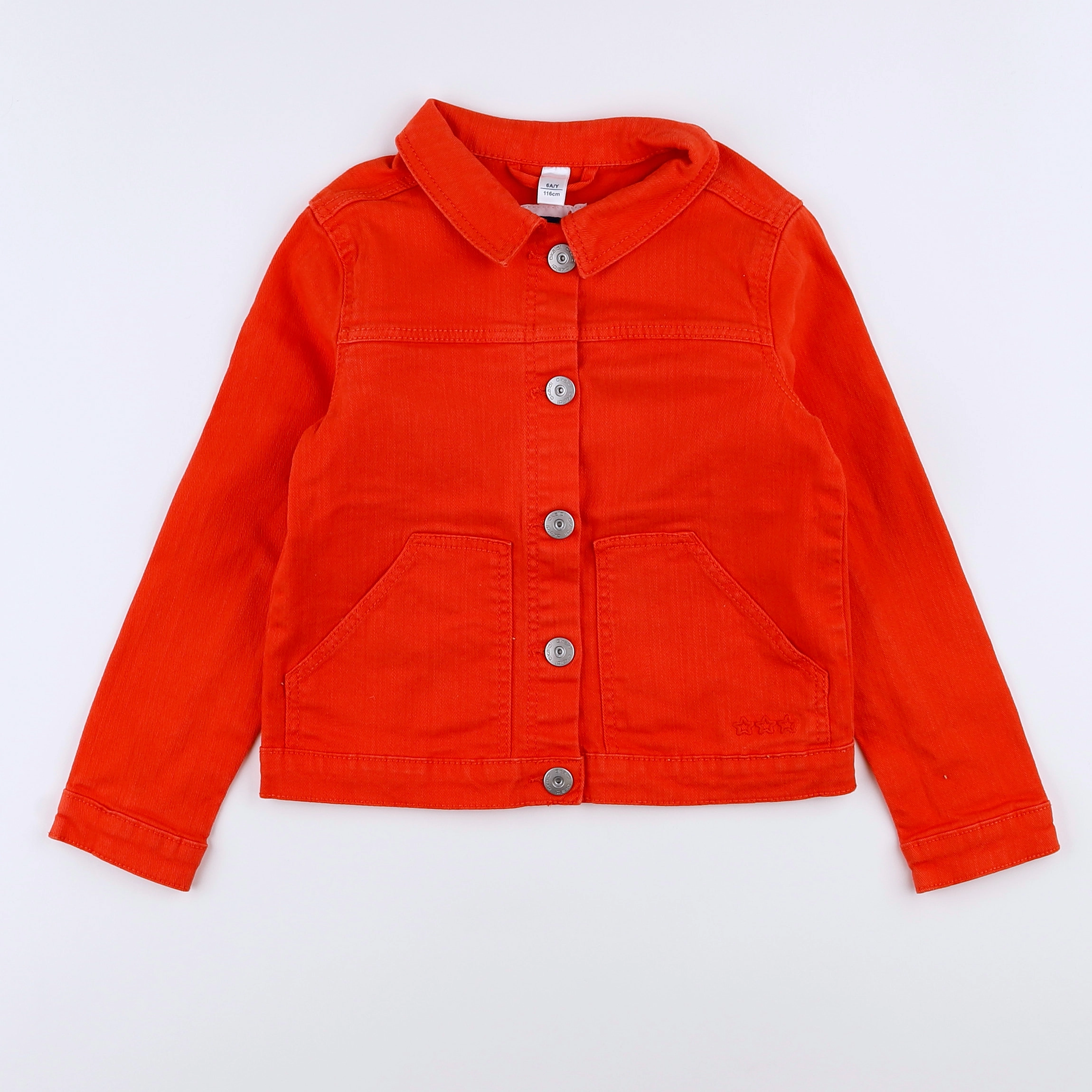 Okaidi - veste rouge - 6 ans