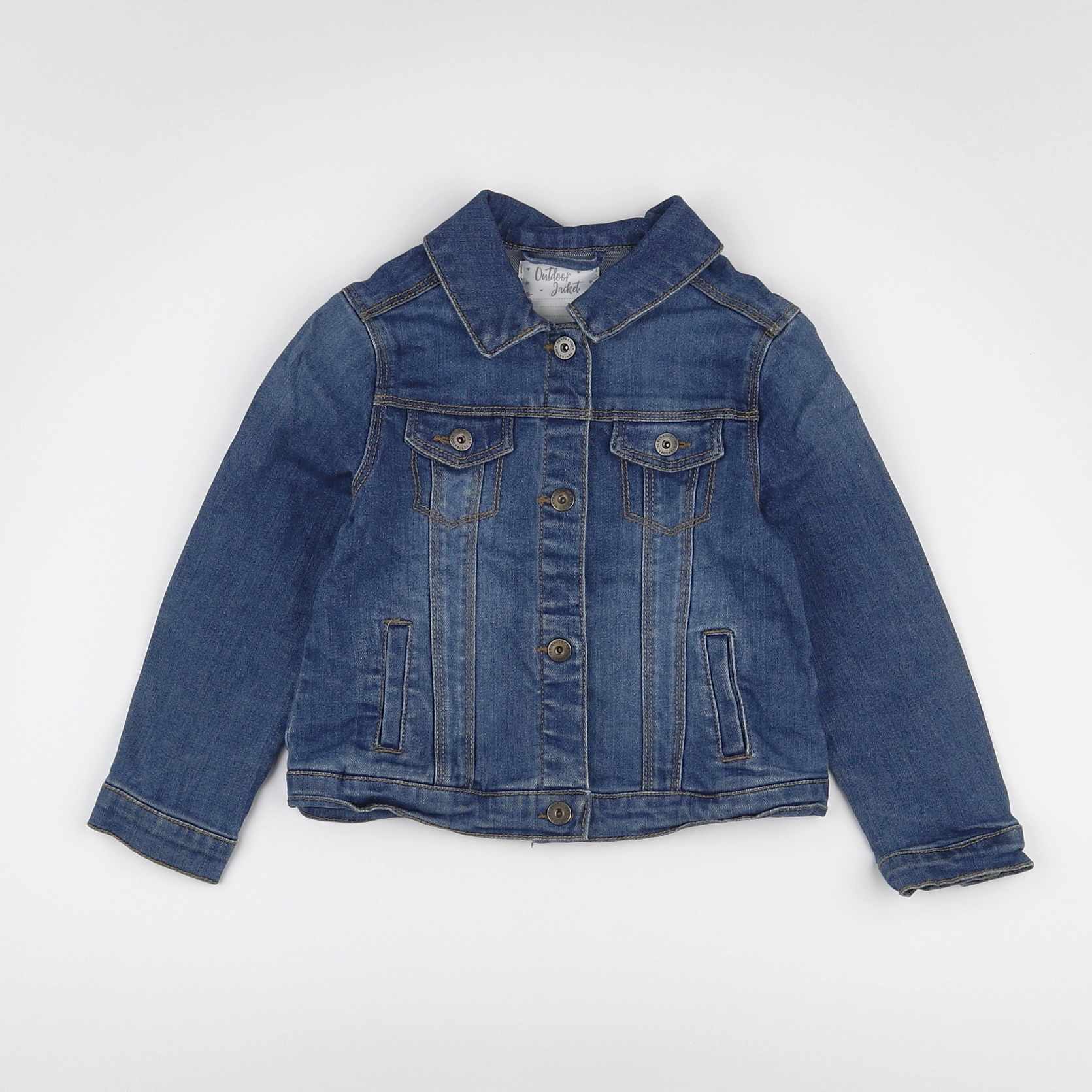 Vertbaudet - veste bleu - 4 ans