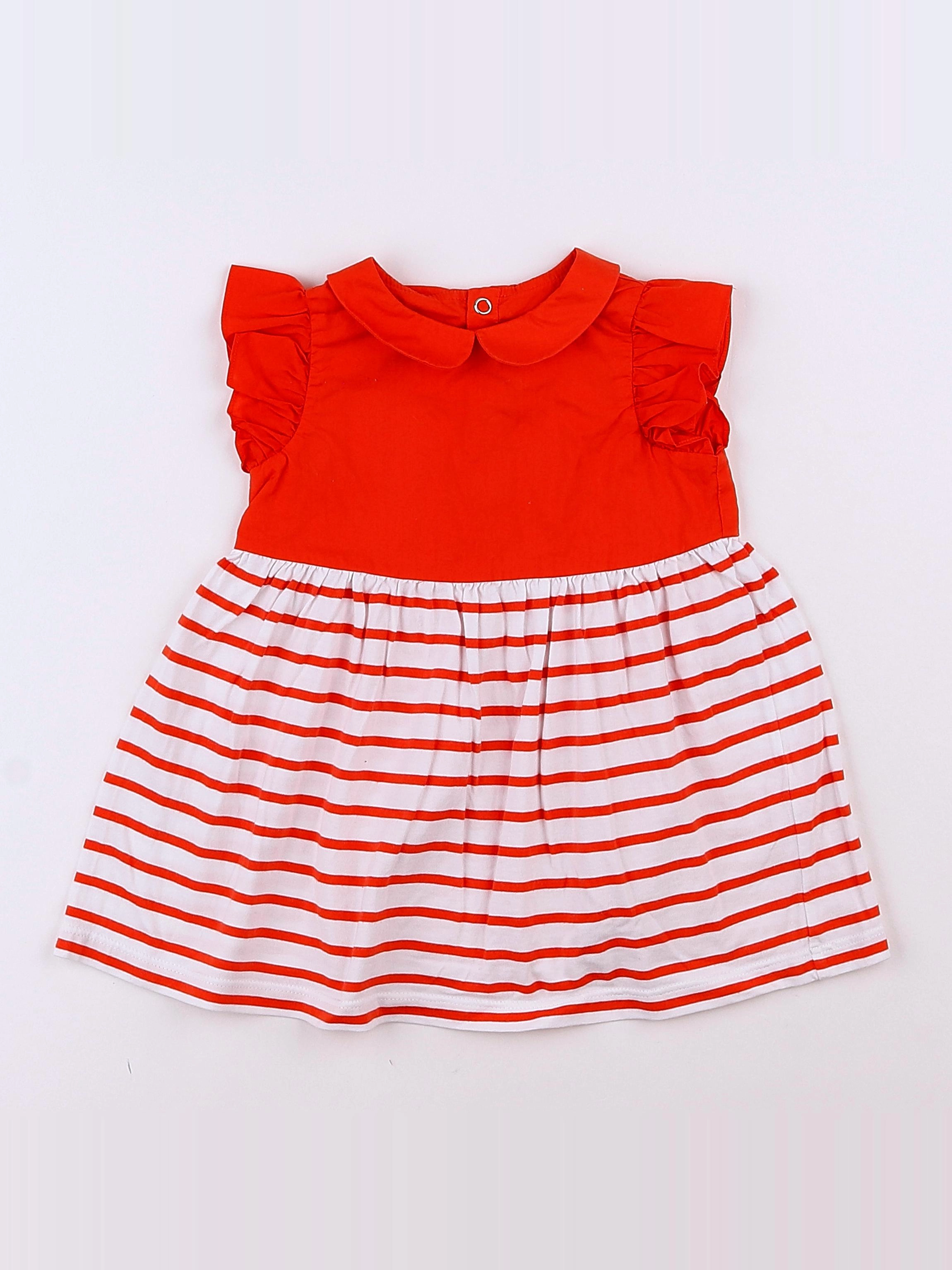 Jacadi - robe rouge - 12 mois