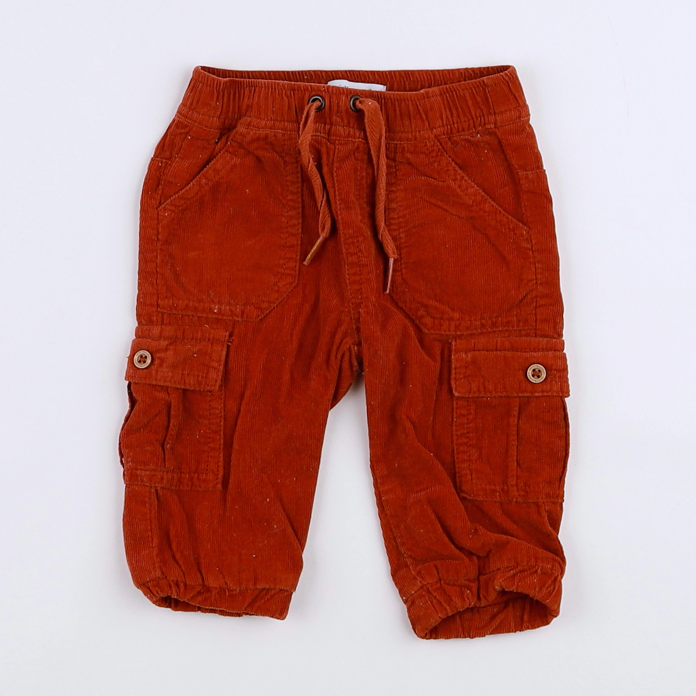 Vertbaudet - pantalon orange - 3 mois