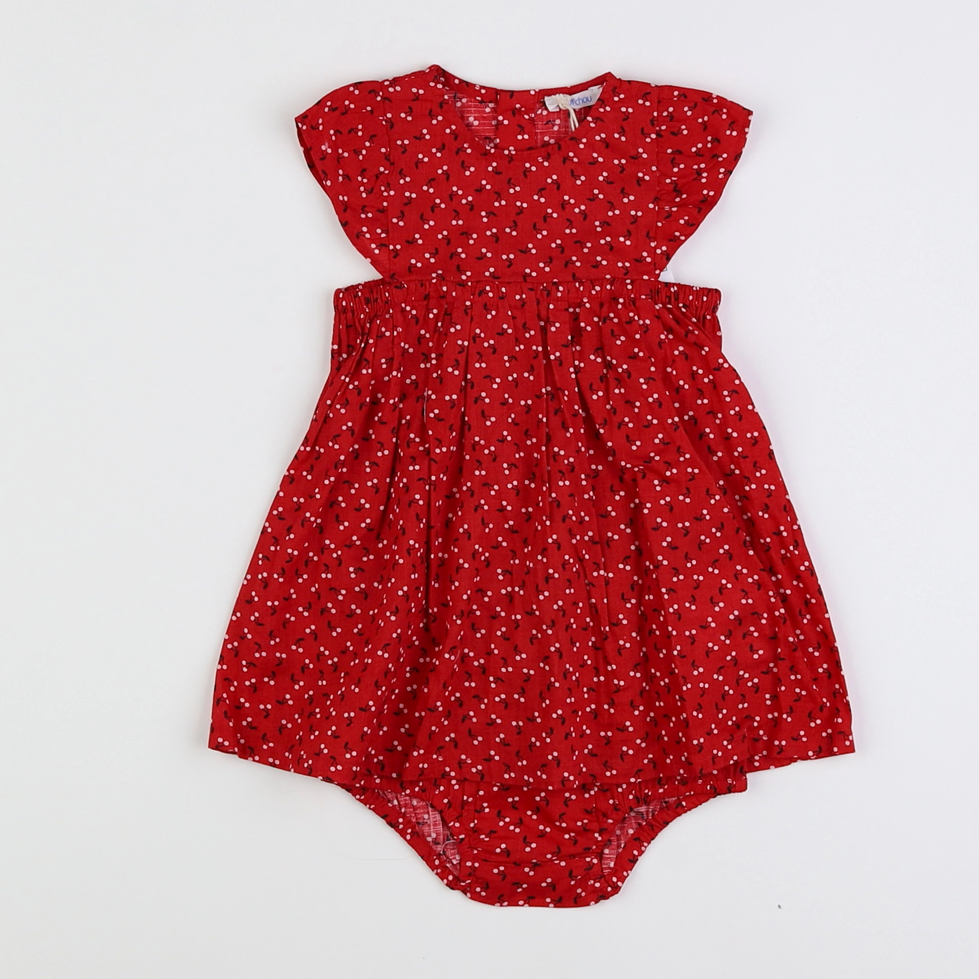 Boutchou - robe rouge - 3 mois