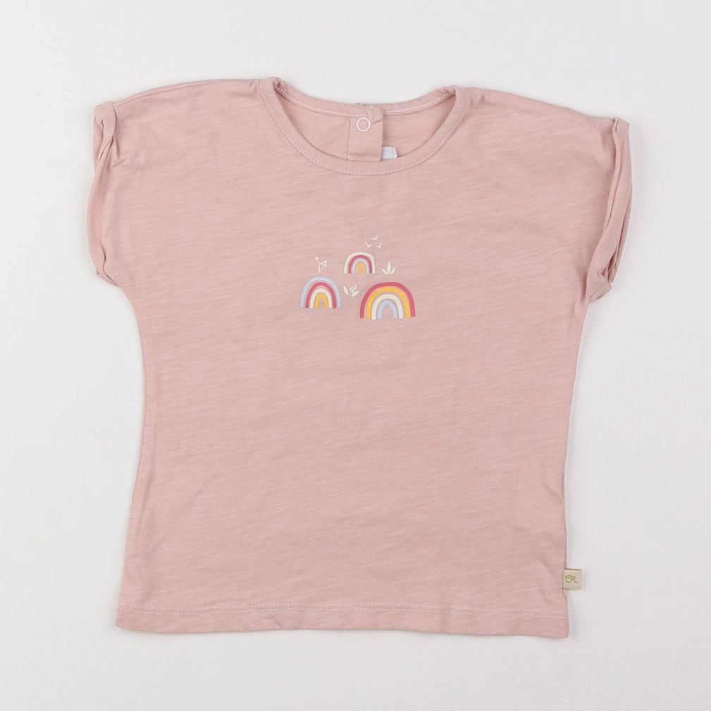 Cadet Rousselle - tee-shirt rose - 18 mois