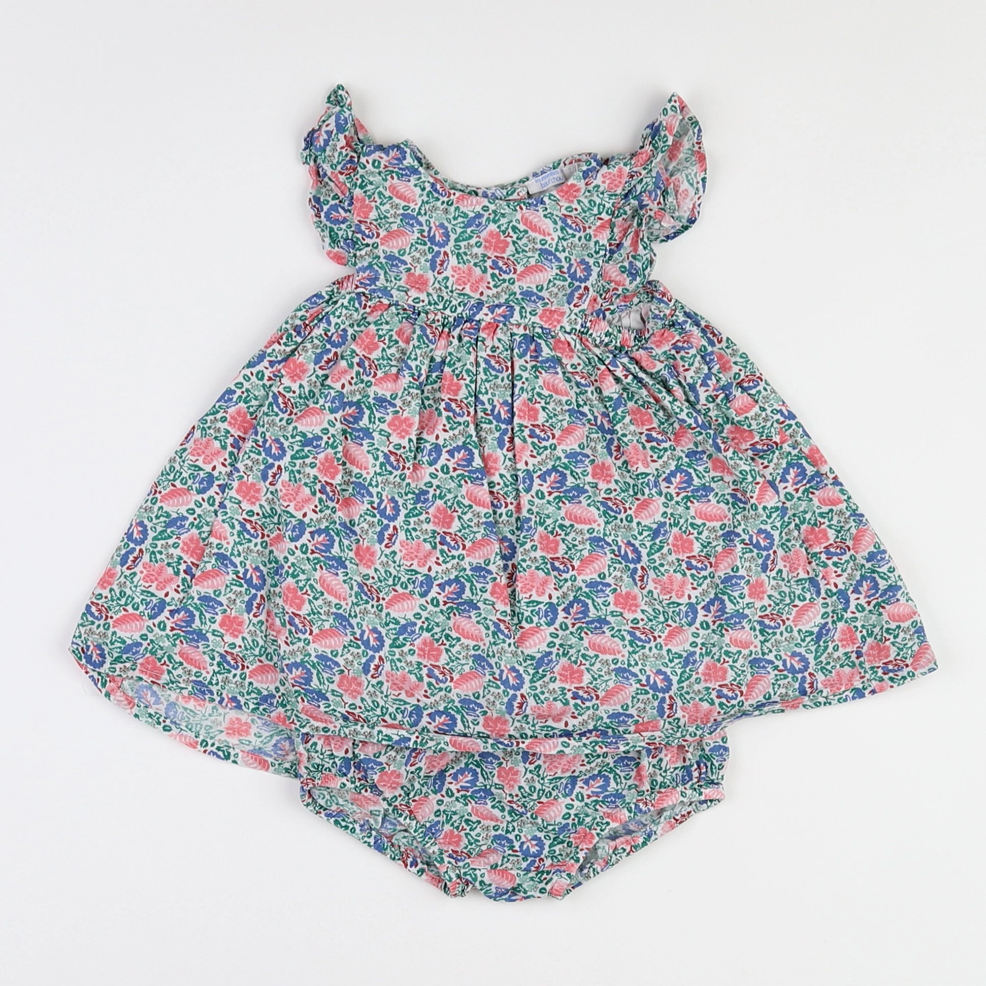Boutchou - robe bleu - 3 mois