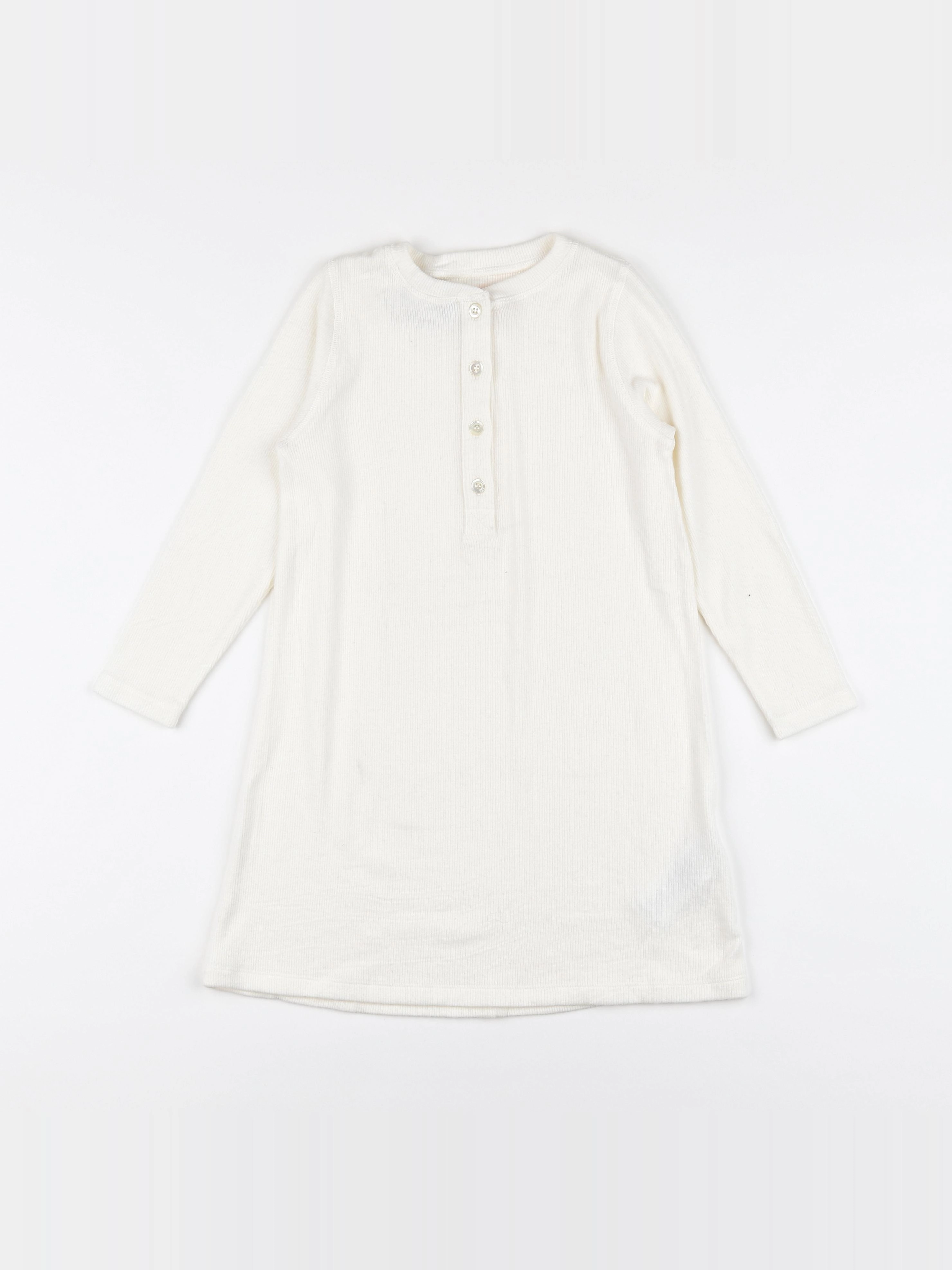 Bonton - robe de chambre blanc (neuf) - 6 ans