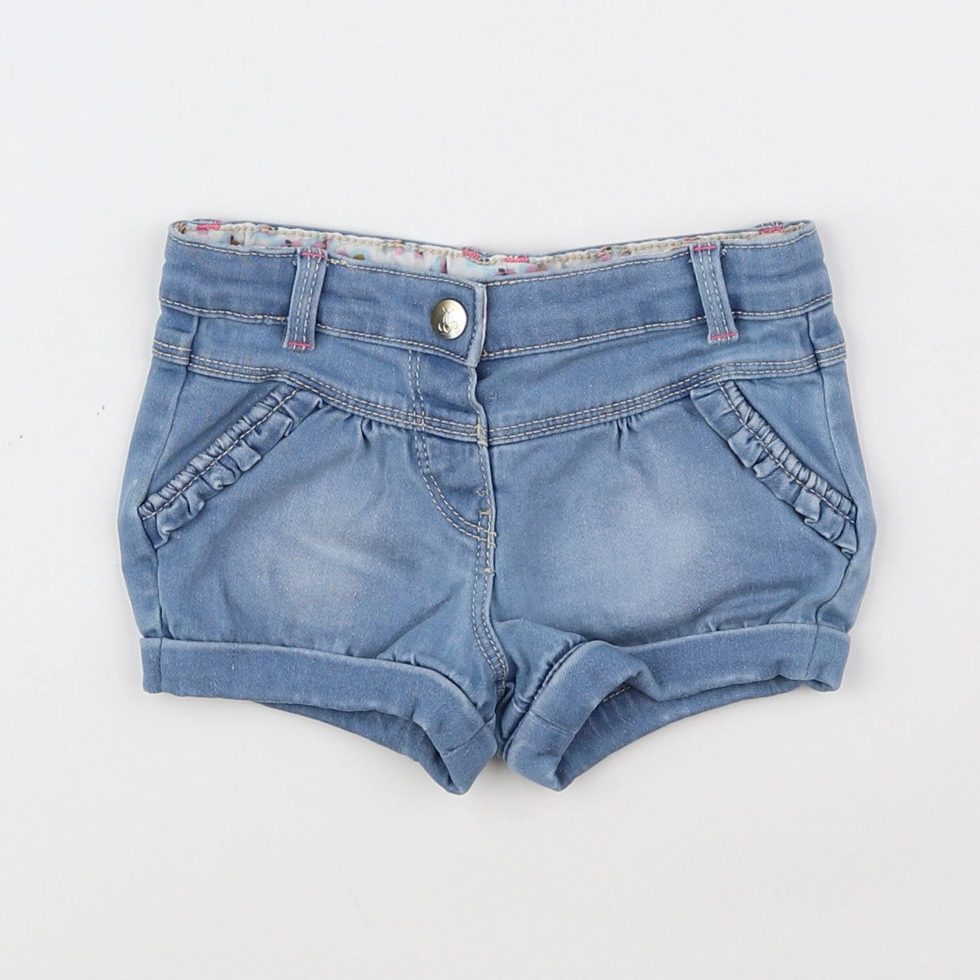 Tape à l'oeil - short bleu - 12 mois