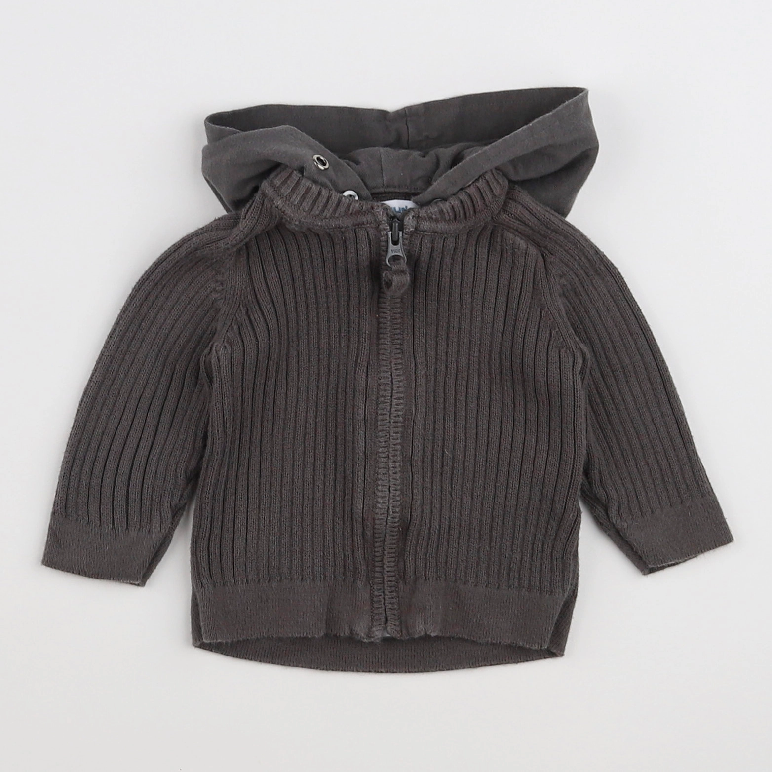 Vertbaudet - gilet gris - 3 mois