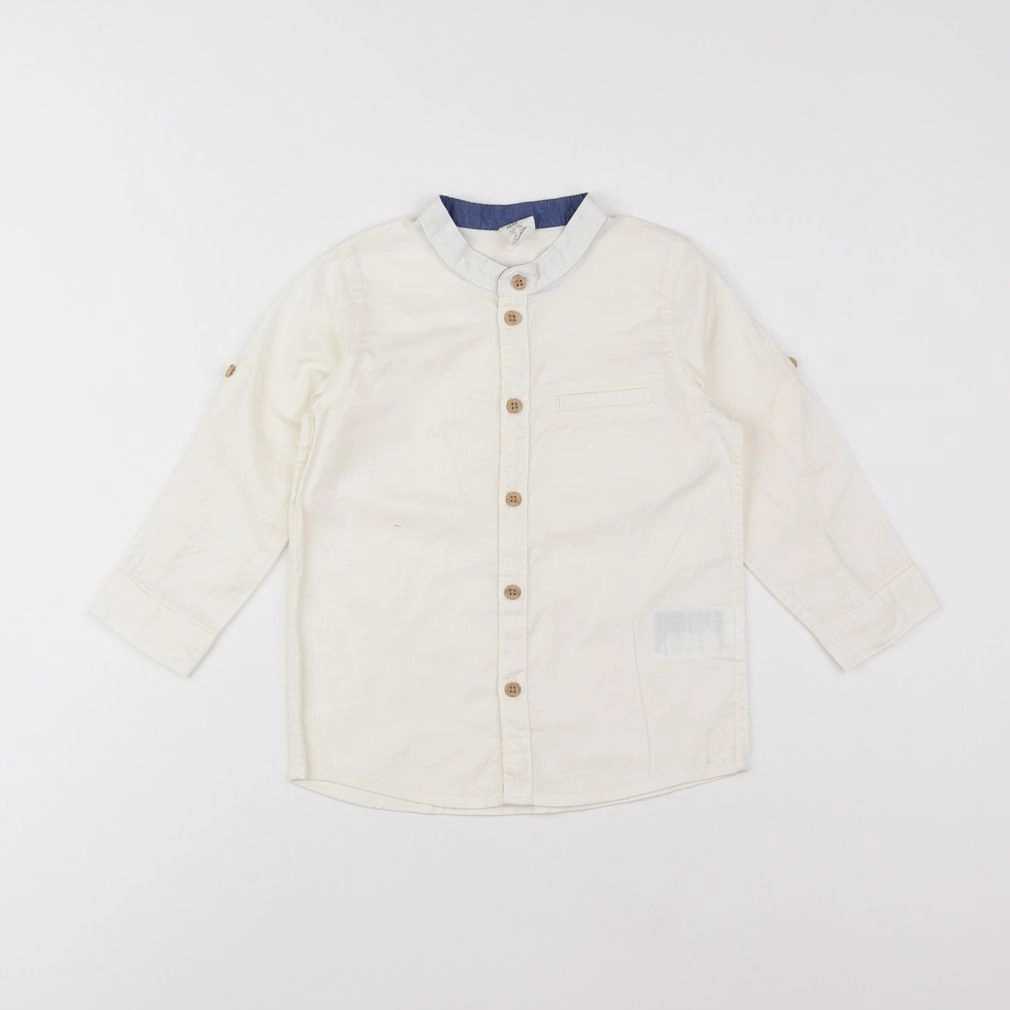 H&M - chemise blanc - 18 mois