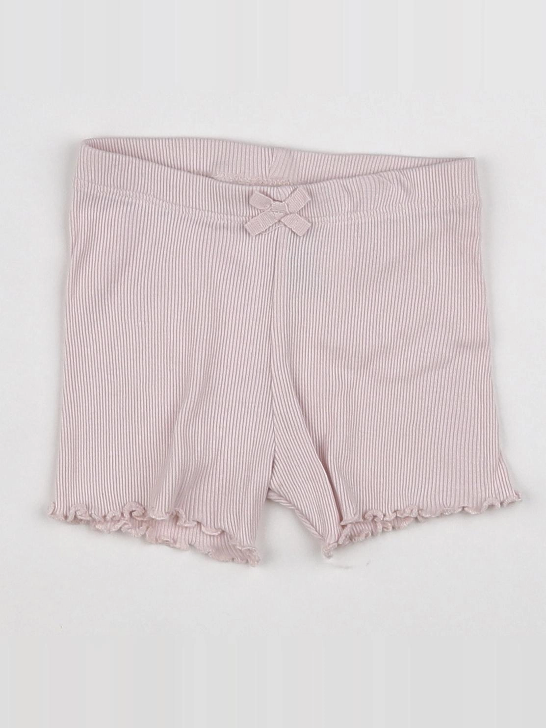 H&M - short rose - 9/12 mois
