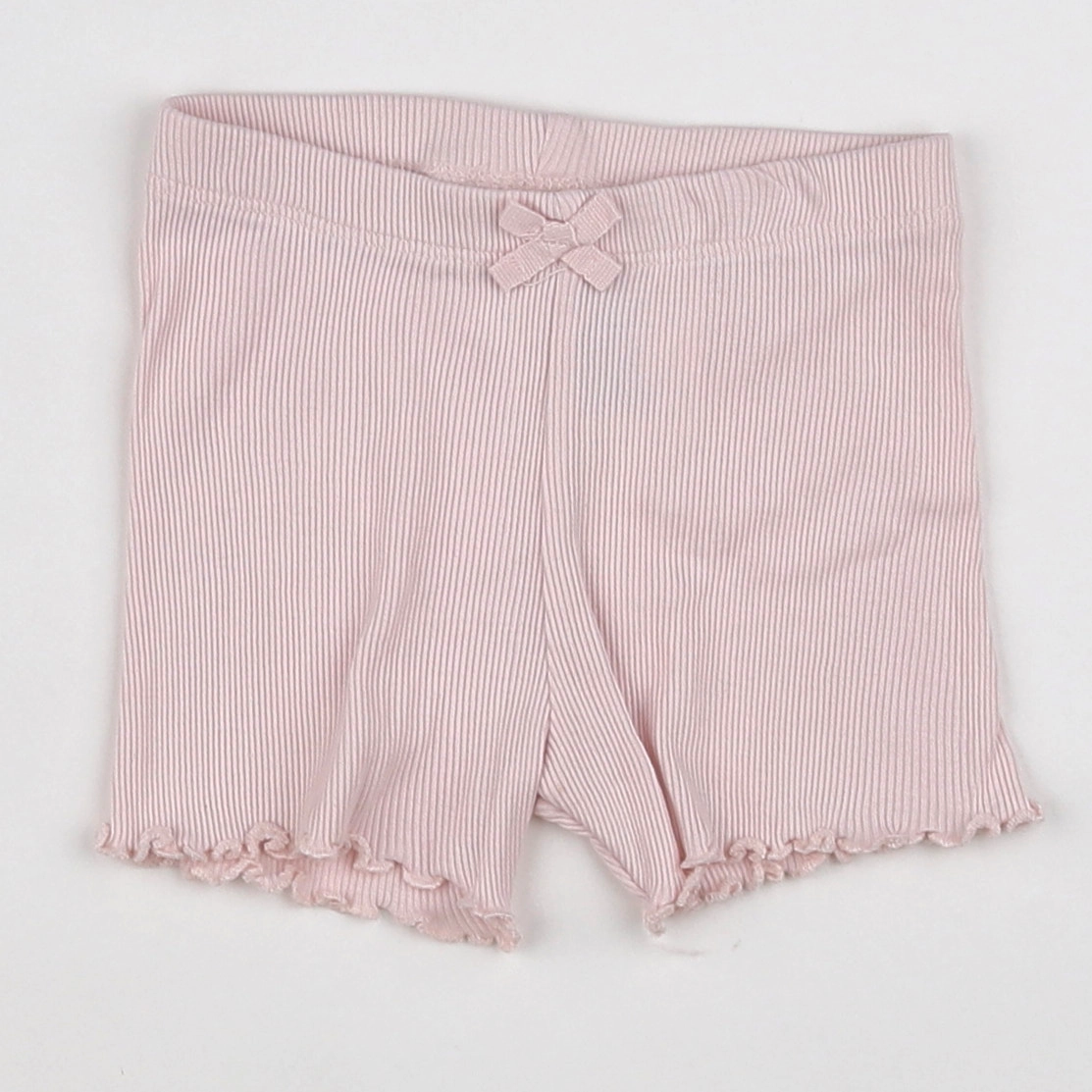 H&M - short rose - 9/12 mois