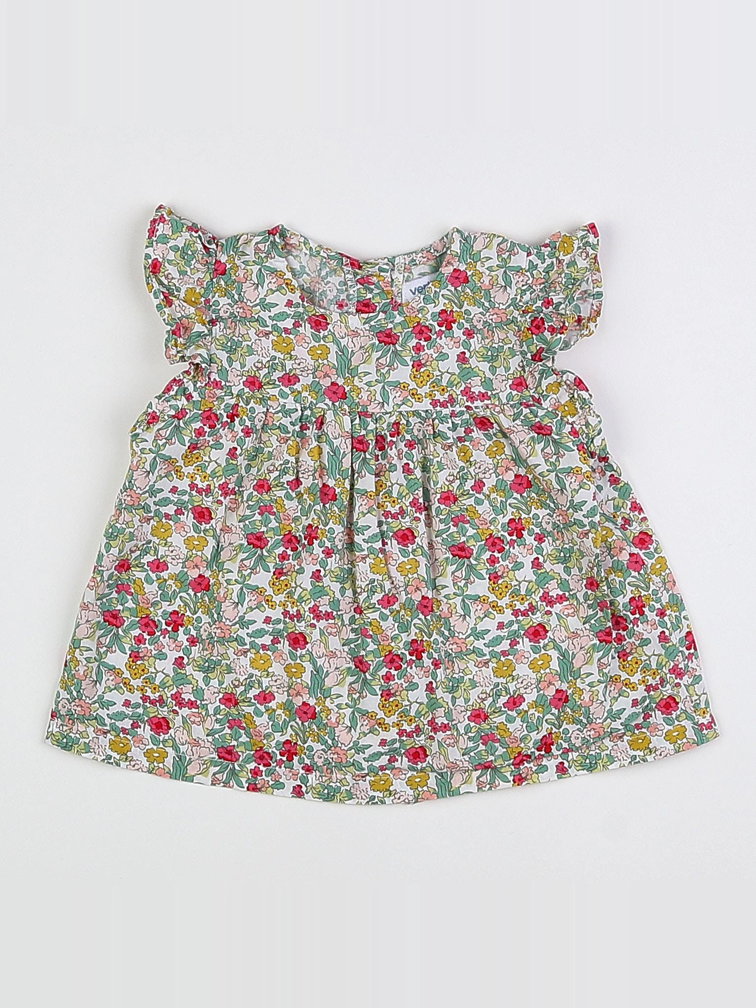 Vertbaudet - blouse multicolore - 12 mois