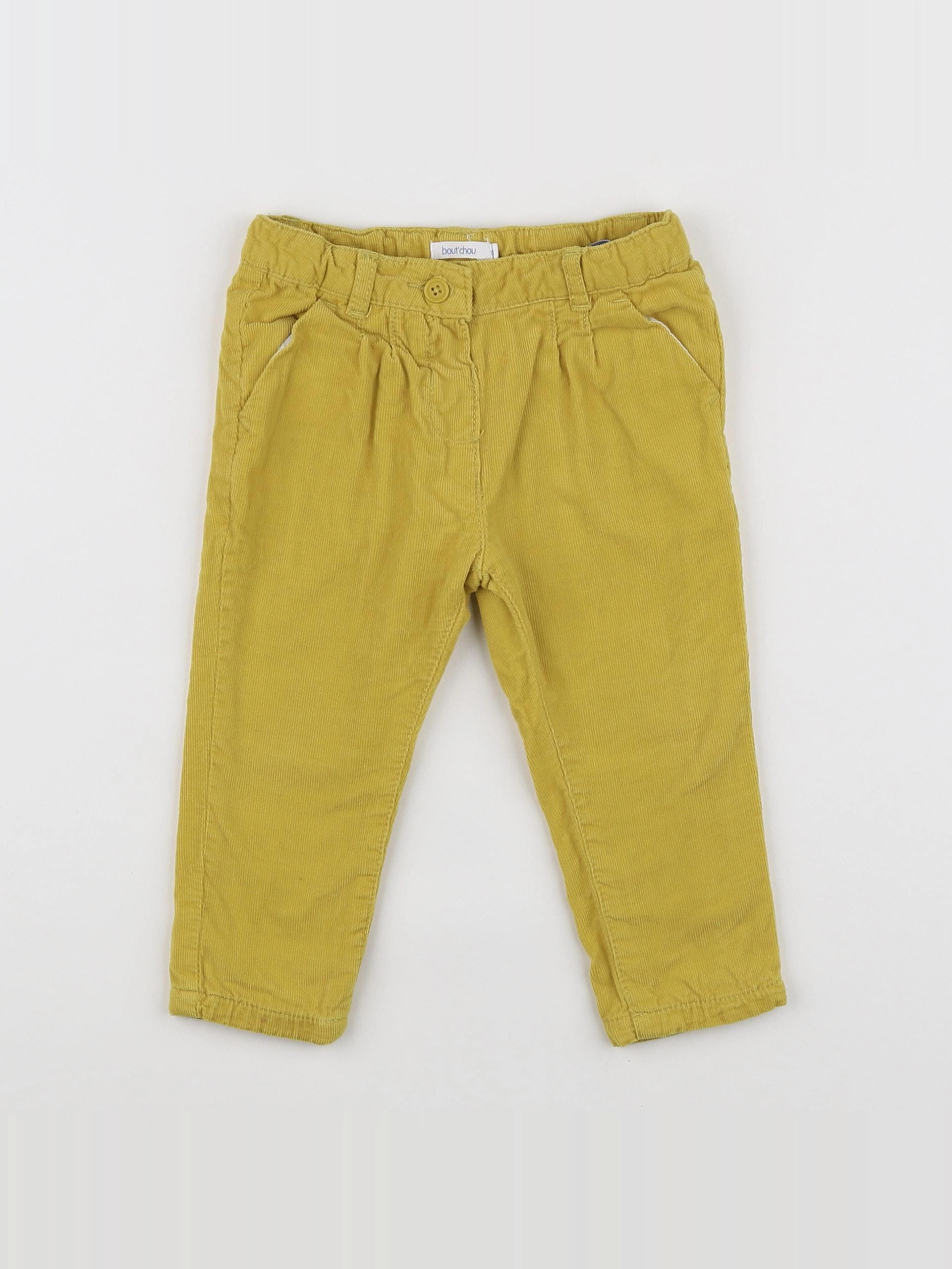 Boutchou - pantalon jaune - 12 mois