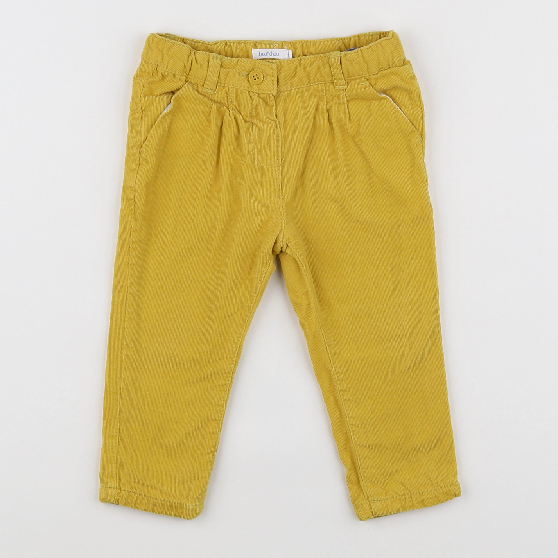 Boutchou - pantalon jaune - 12 mois