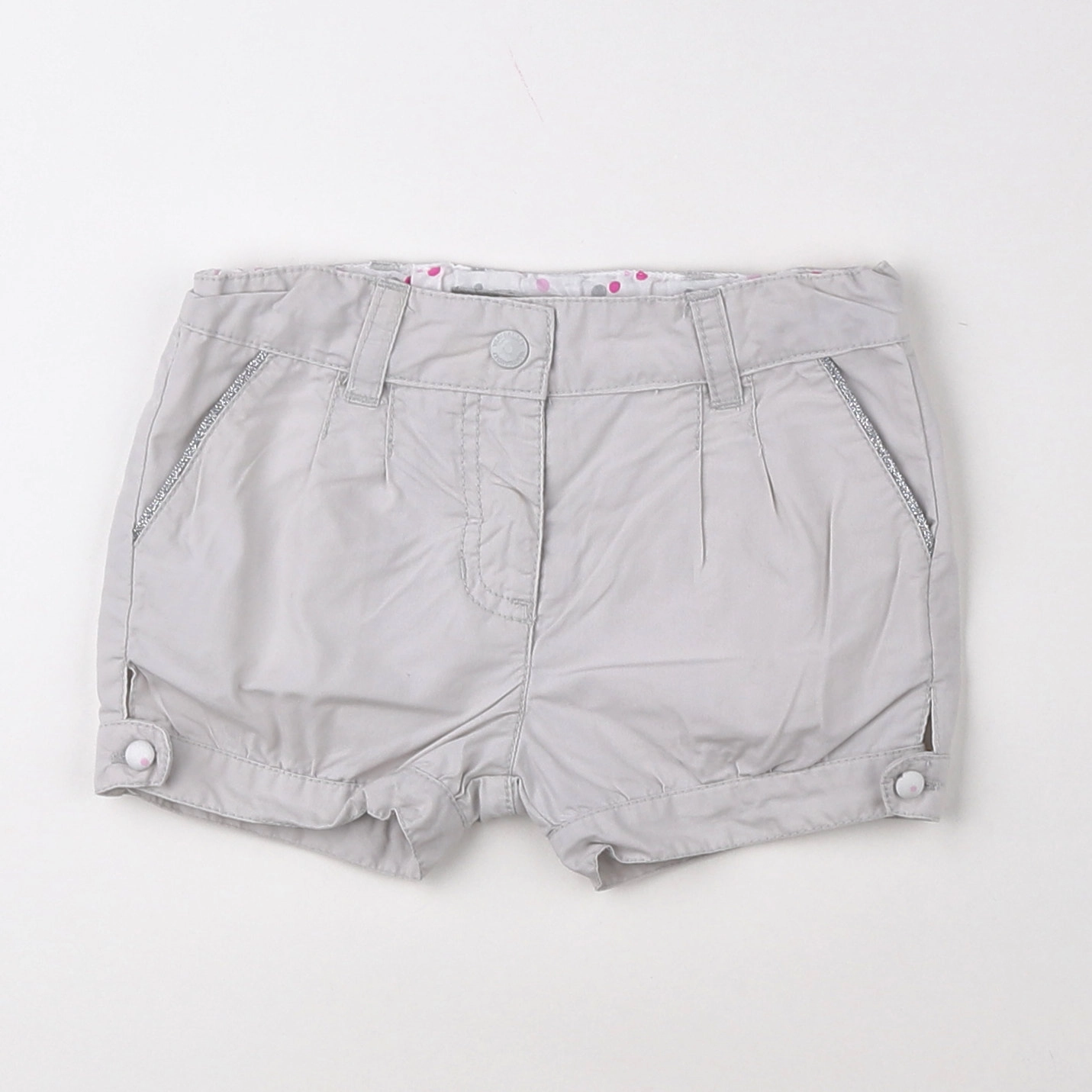 Vertbaudet - short gris - 12 mois