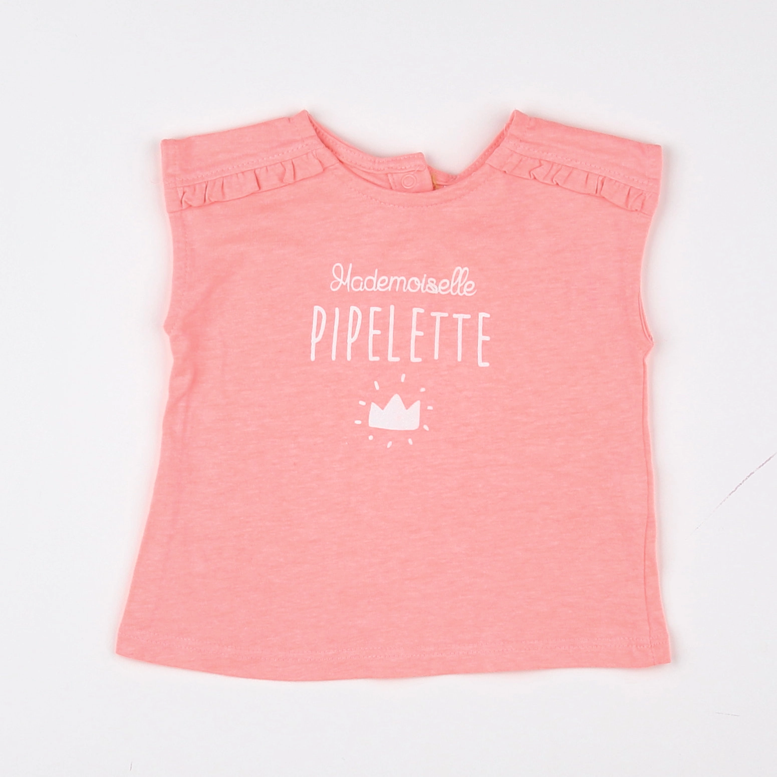 Tape à l'oeil - tee-shirt rose - 6 mois