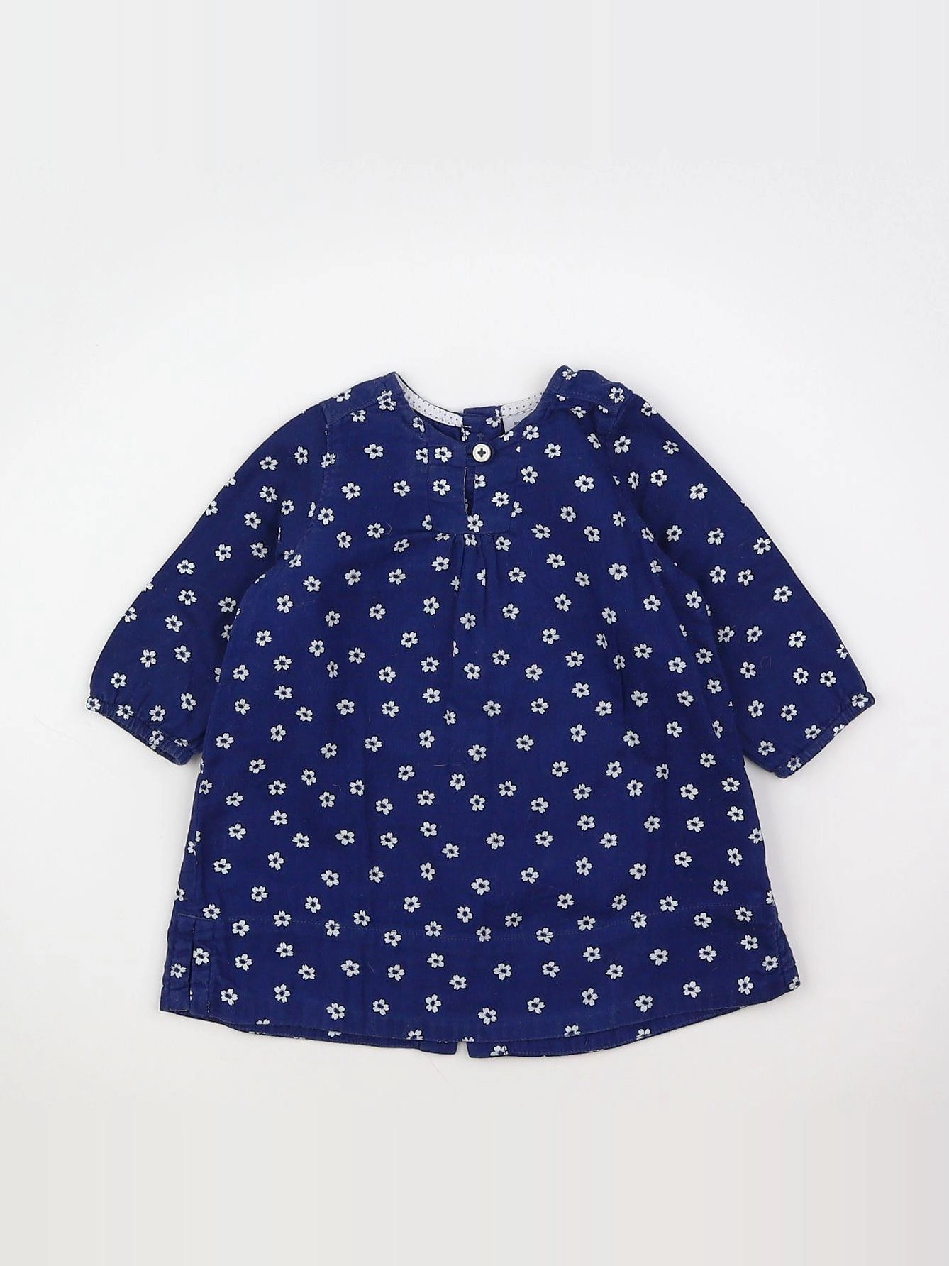 Petit Bateau - robe bleu - 6 mois