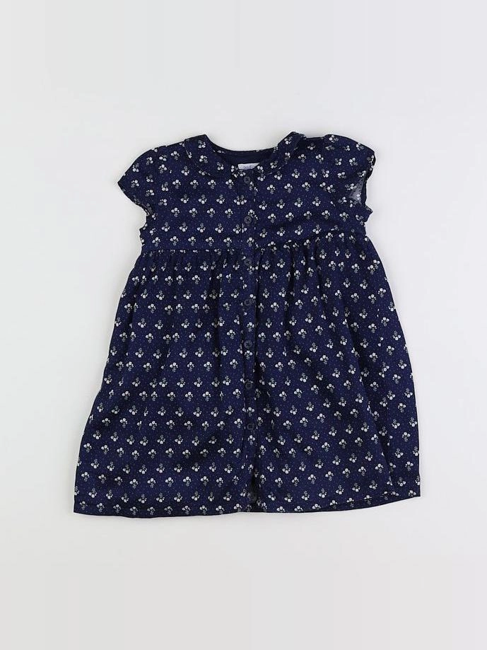 Boutchou - robe bleu - 12 mois