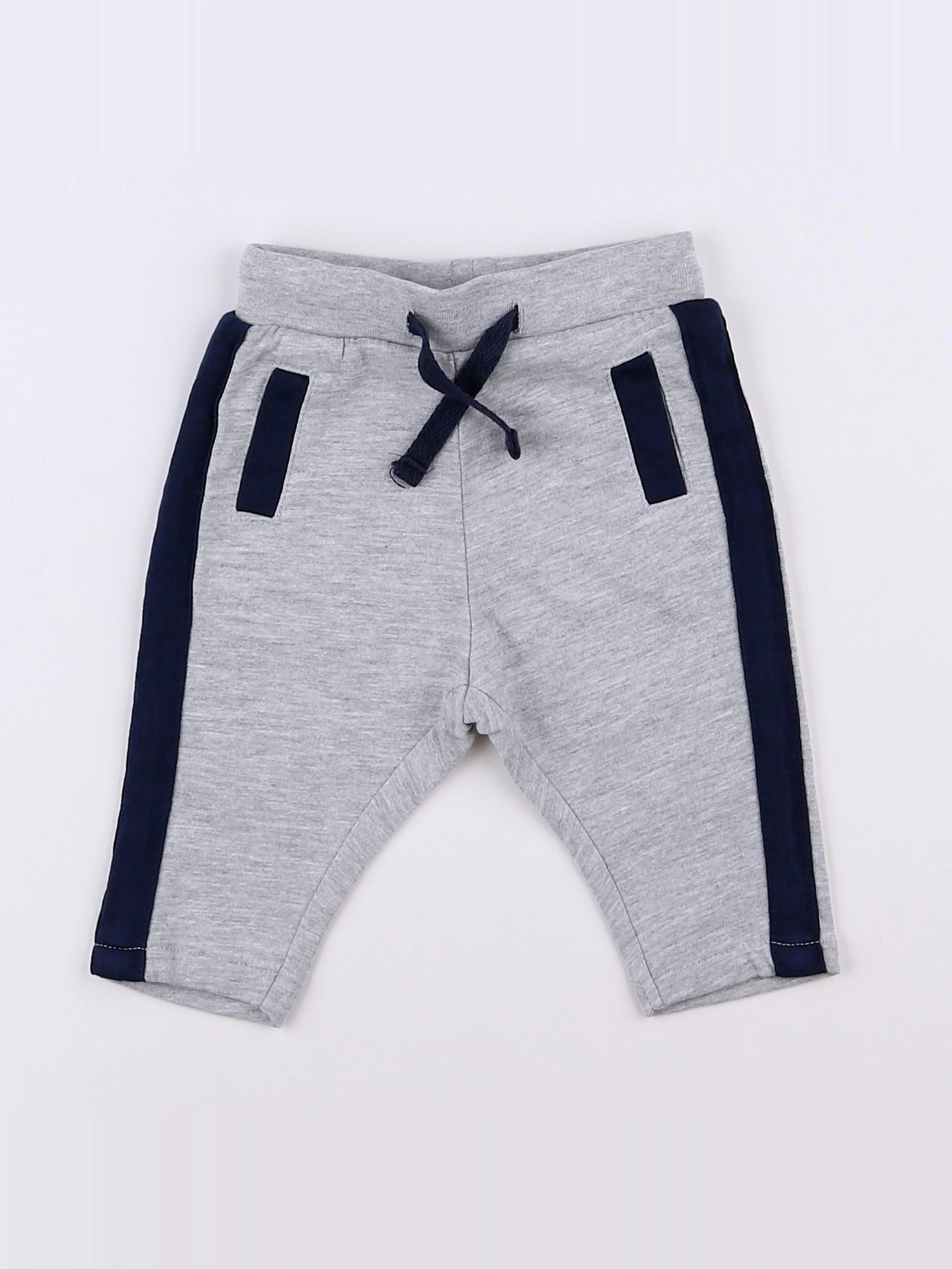 Vertbaudet - jogging gris - 3 mois