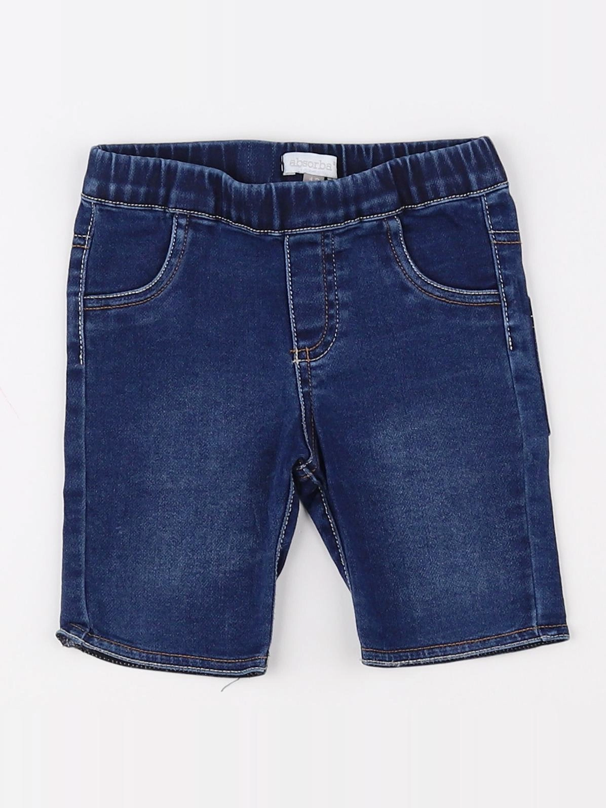 Absorba - pantacourt bleu - 12 mois