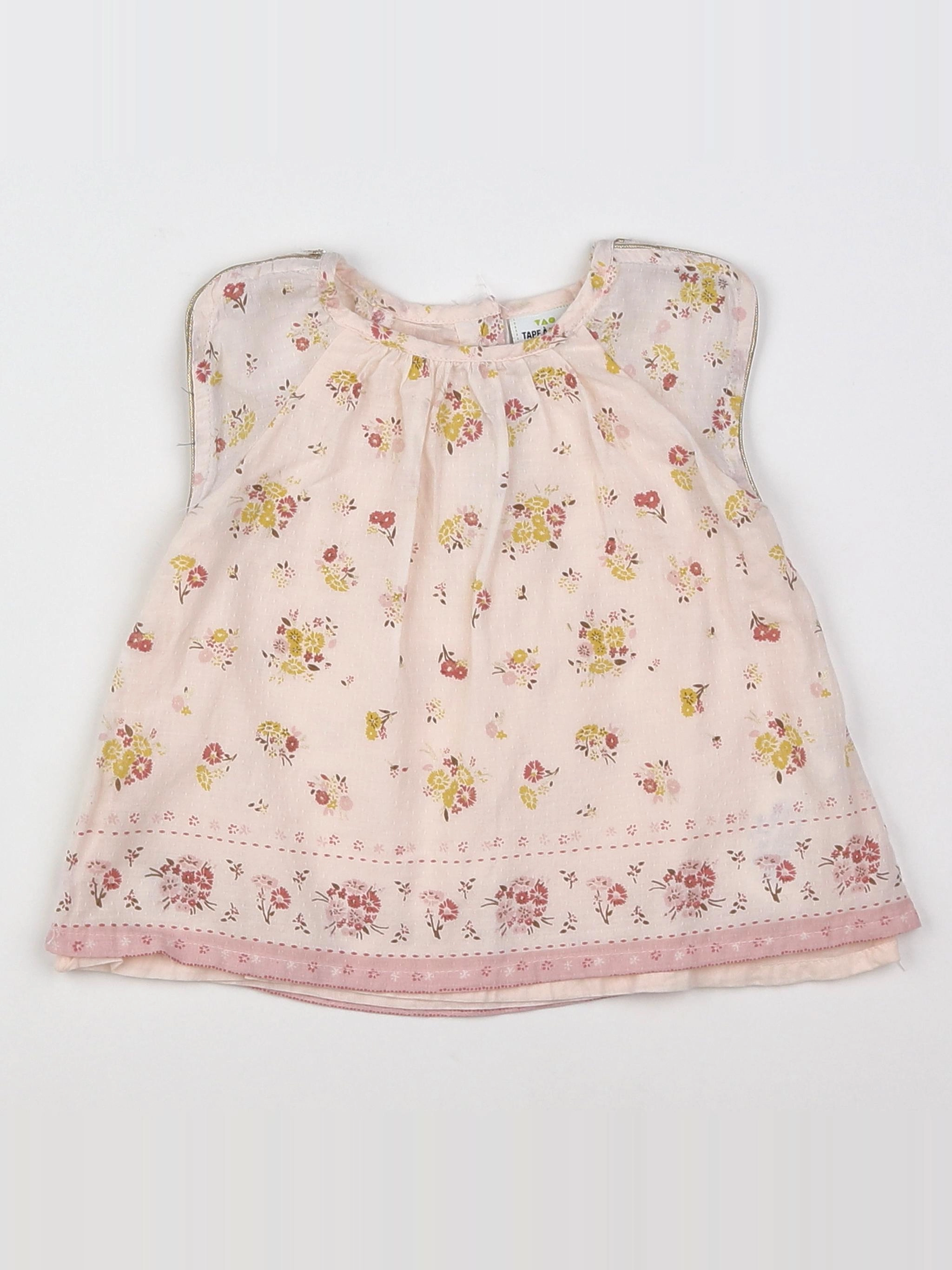 Tape à l'oeil - robe rose - 3 mois
