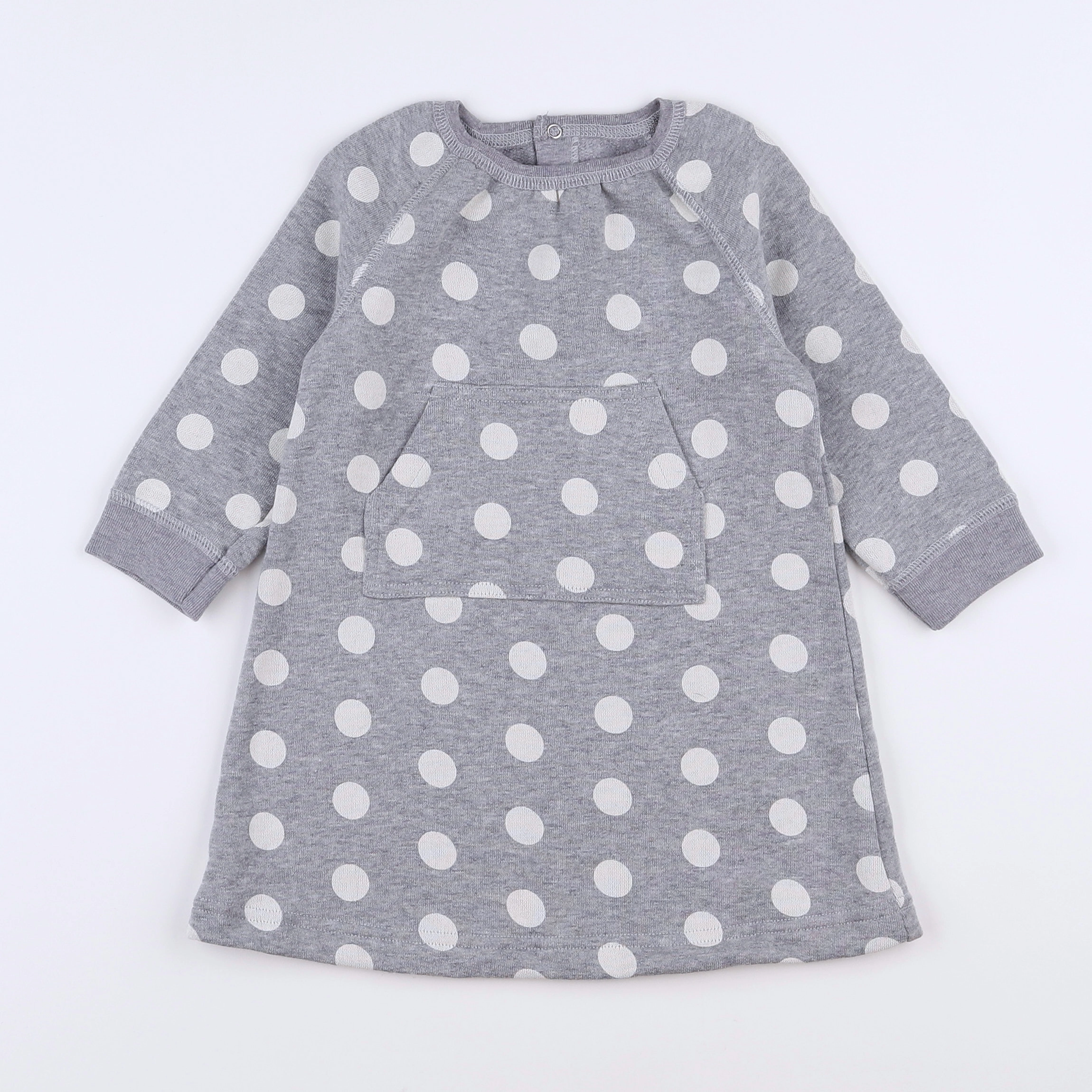 Petit Bateau - jupe gris - 12 mois