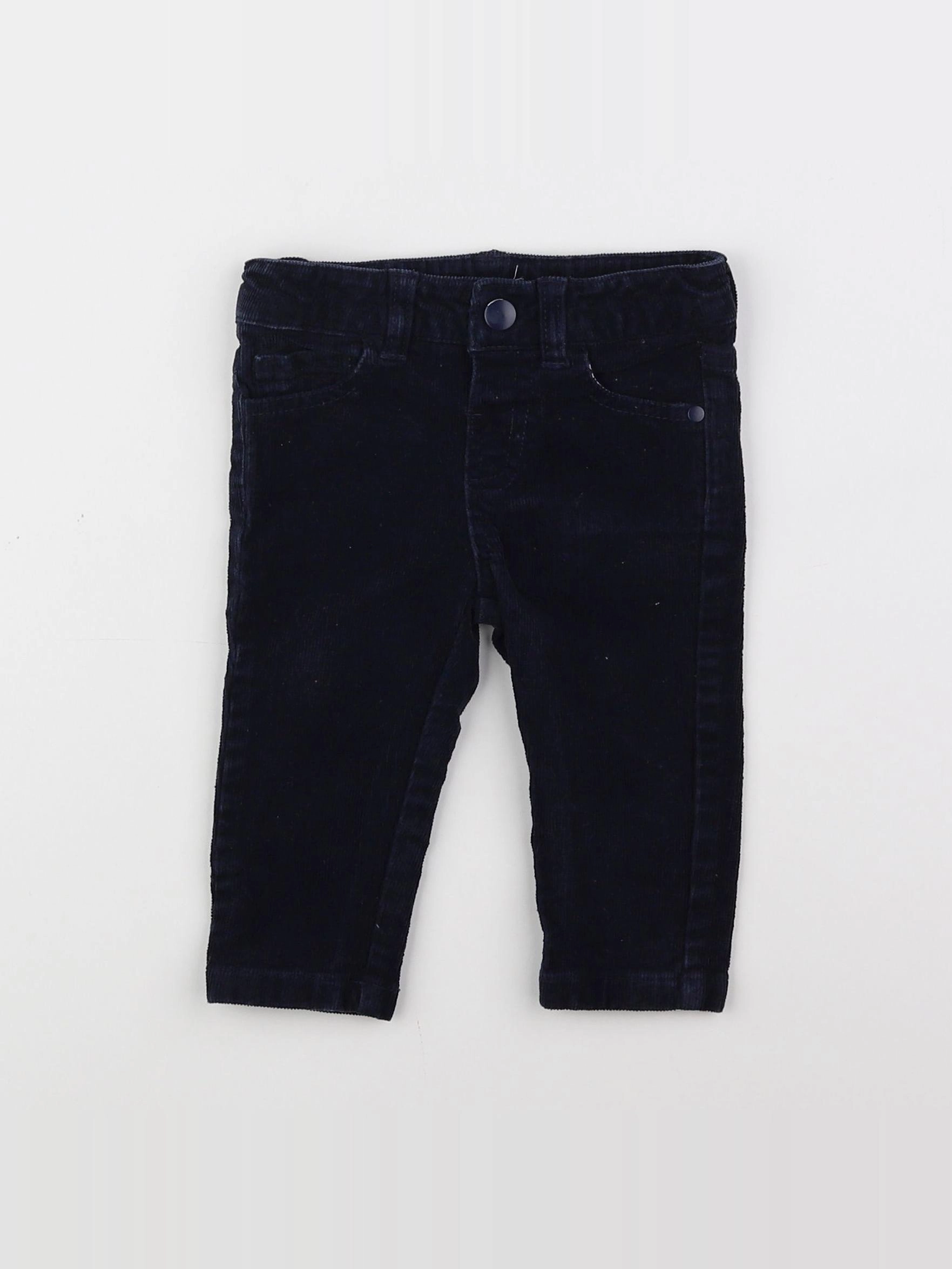 Boutchou - pantalon bleu - 6 mois