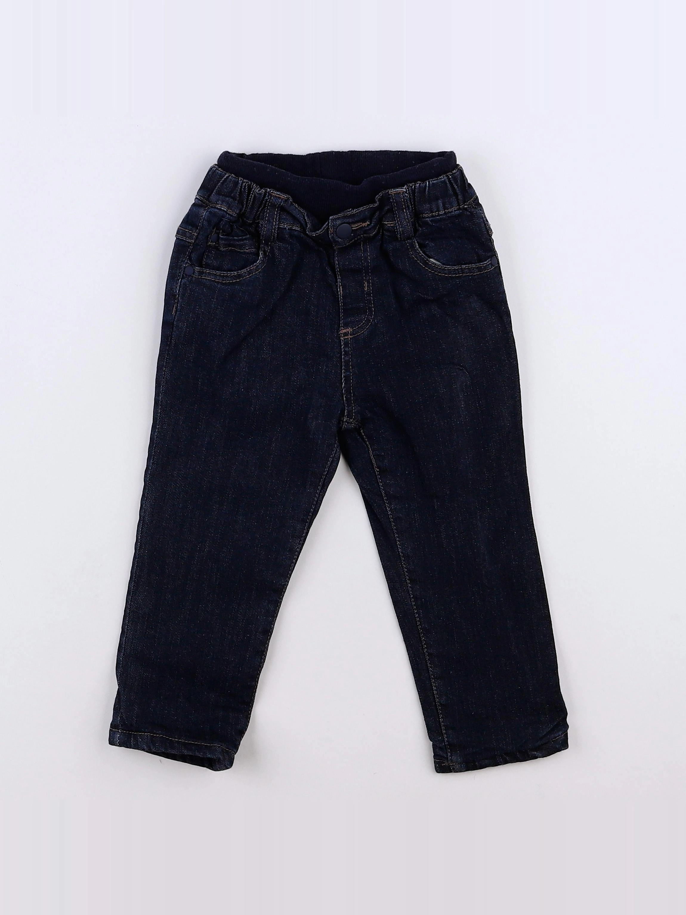 Boutchou - pantalon bleu - 12 mois