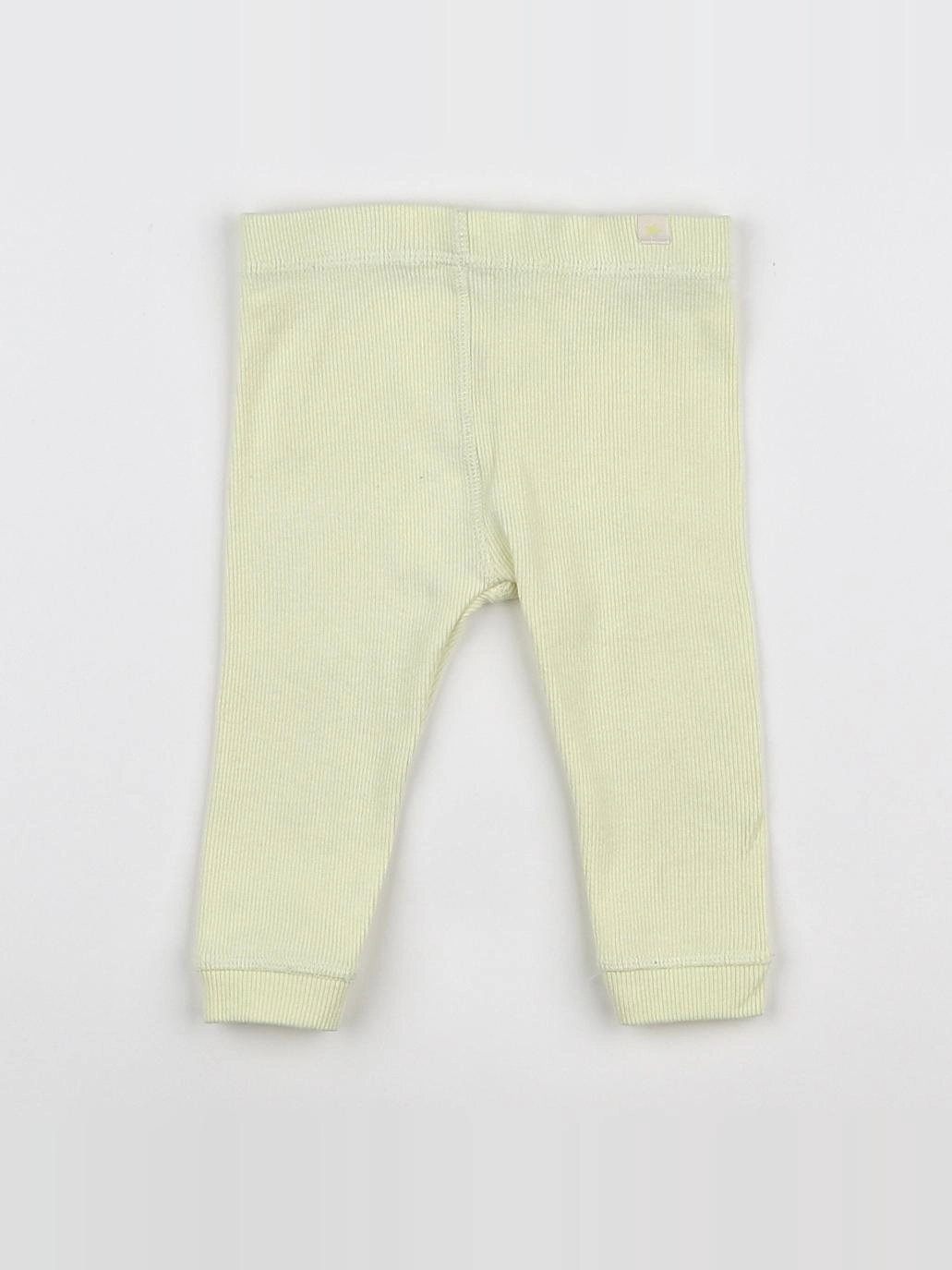 Zara - legging jaune - 6/9 mois