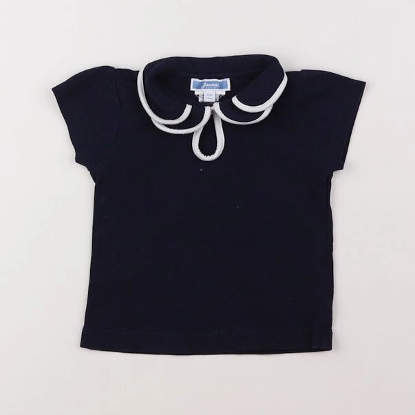Jacadi - polo bleu - 12 mois