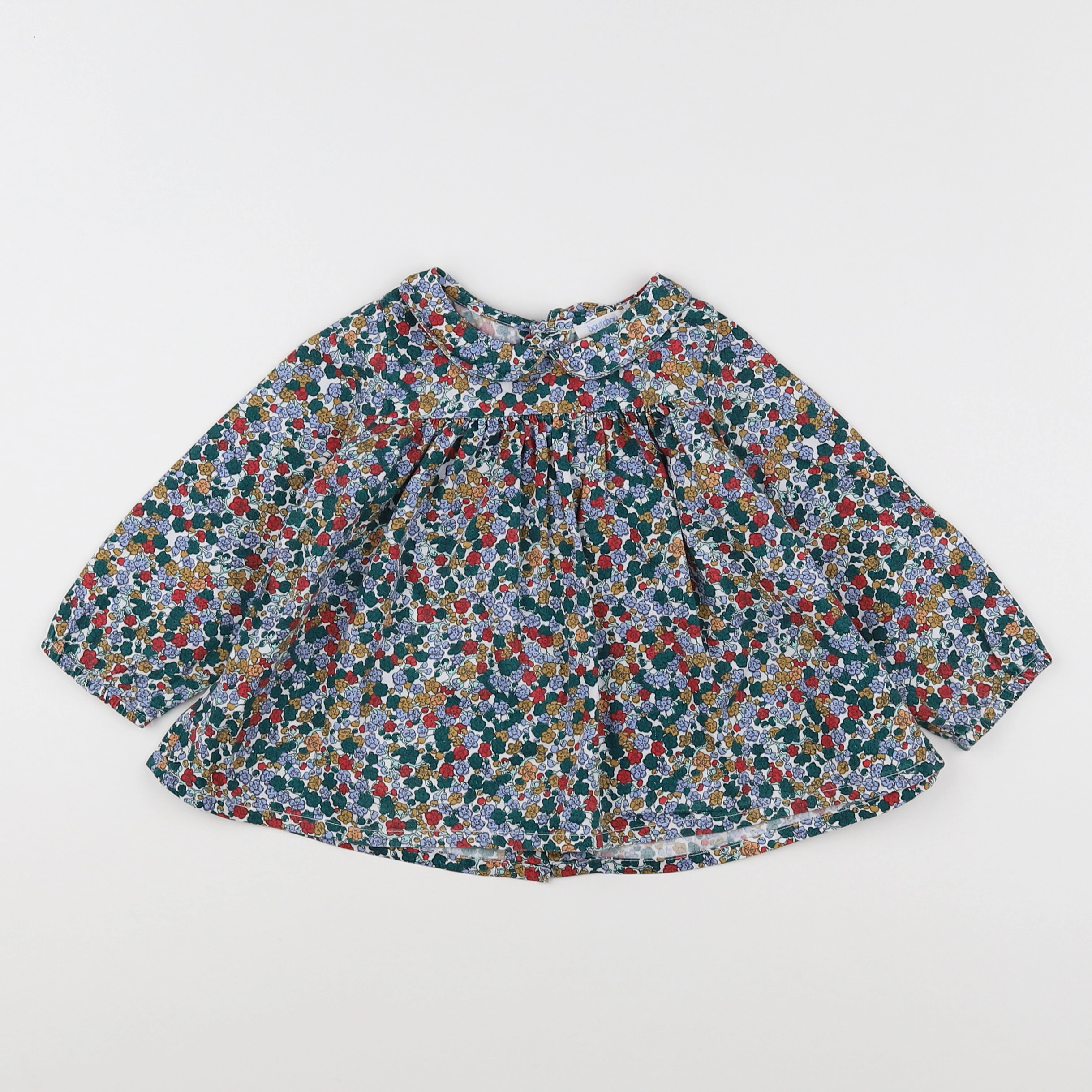 Boutchou - blouse multicolore - 12 mois