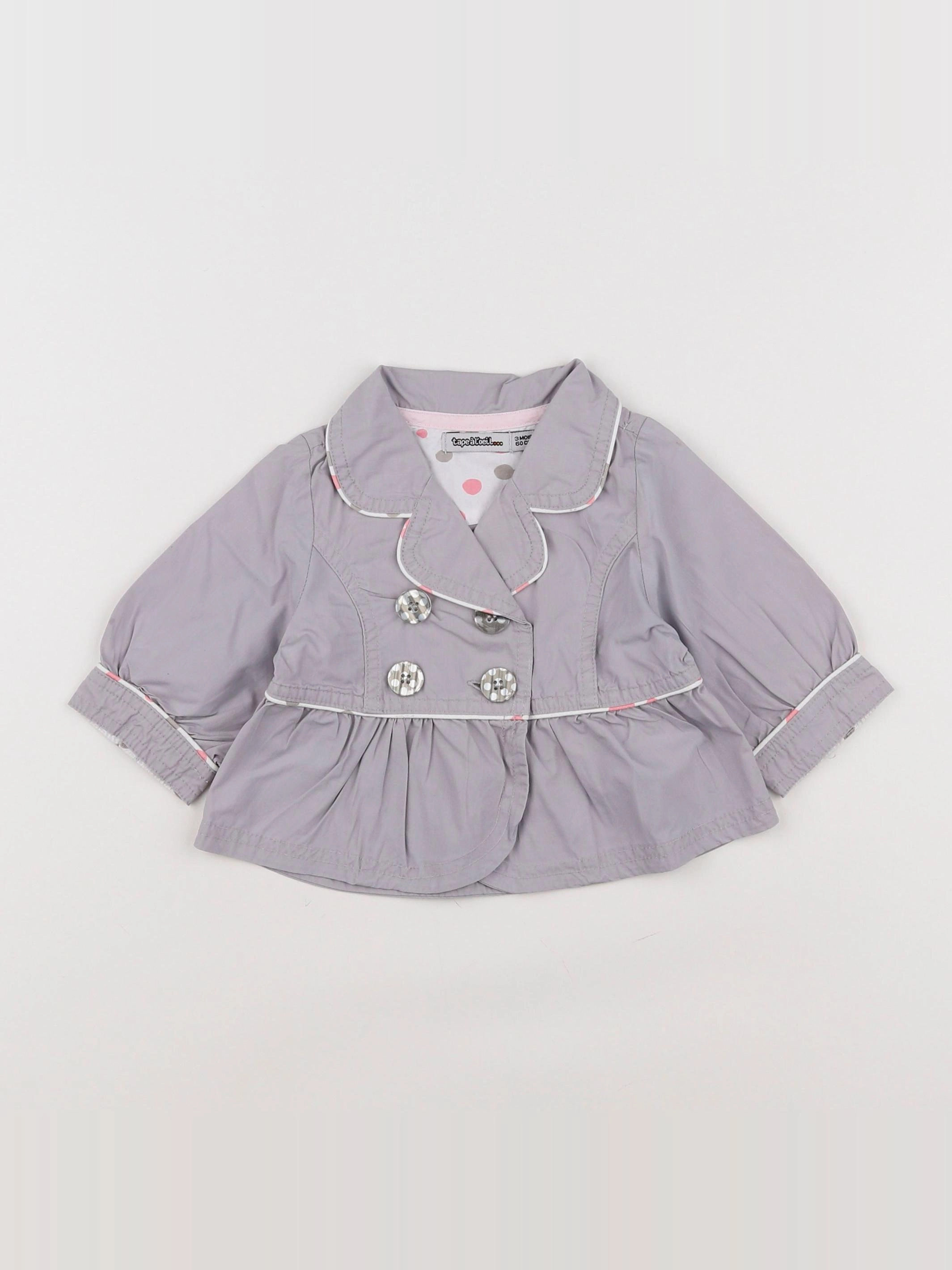Tape à l'oeil - veste gris - 3 mois