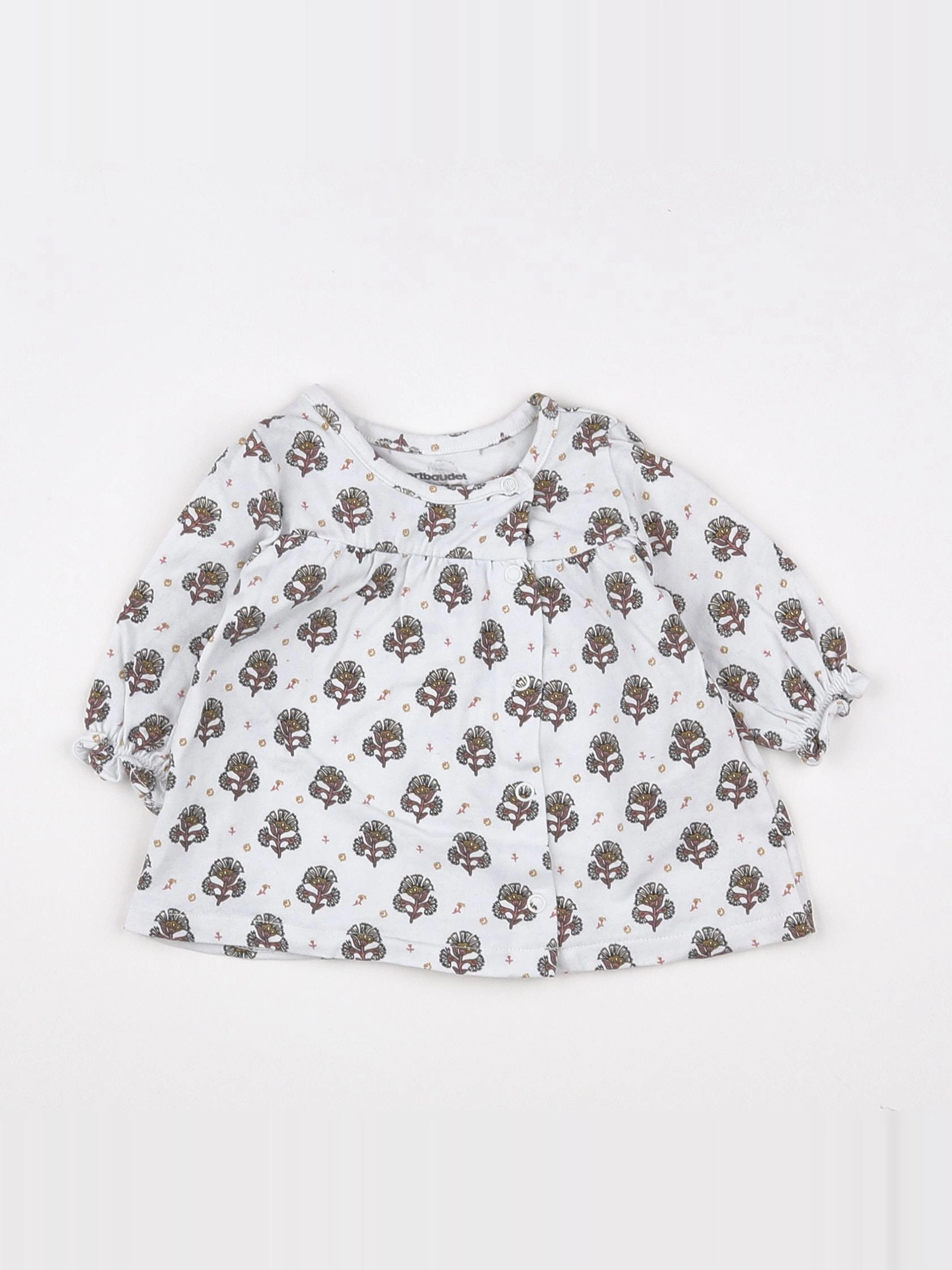 Vertbaudet - robe blanc - 1 mois