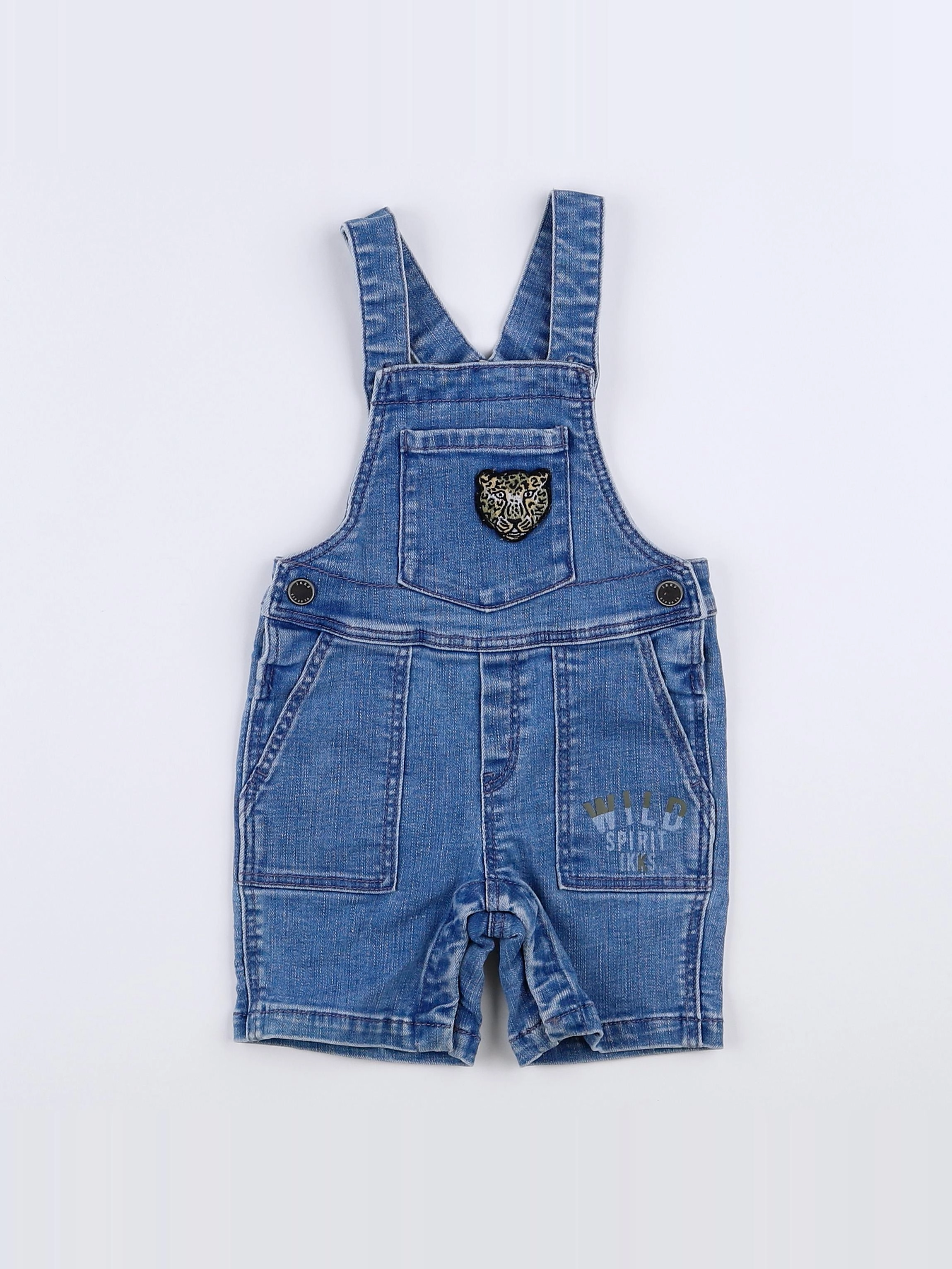 IKKS - salopette bleu - 9 mois