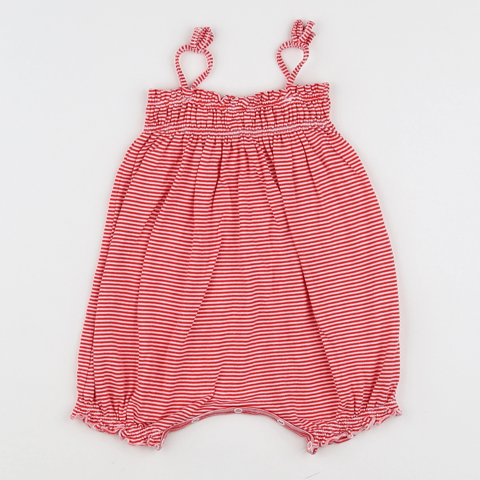 Petit Bateau - combinaison blanc, rose - 6 mois