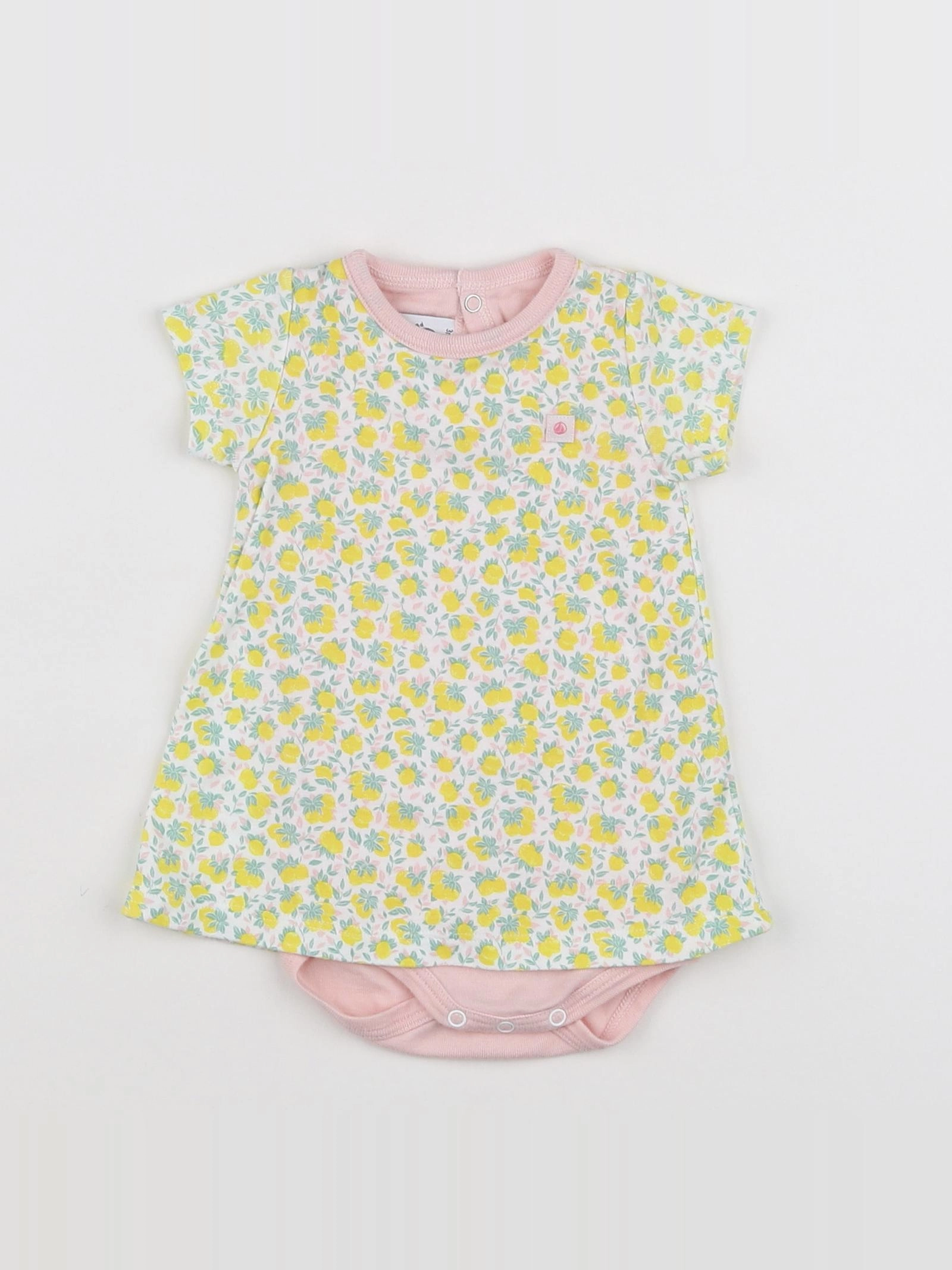 Petit Bateau - body robe multicolore - 3 mois