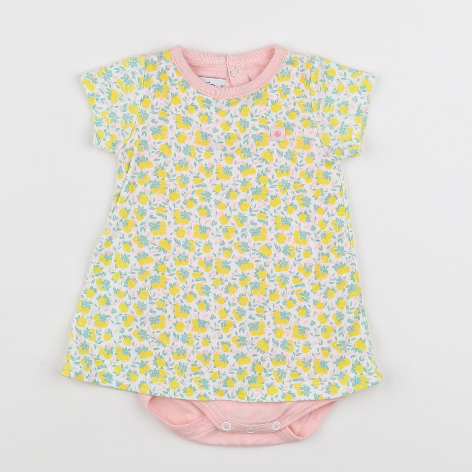 Petit Bateau - body robe multicolore - 3 mois