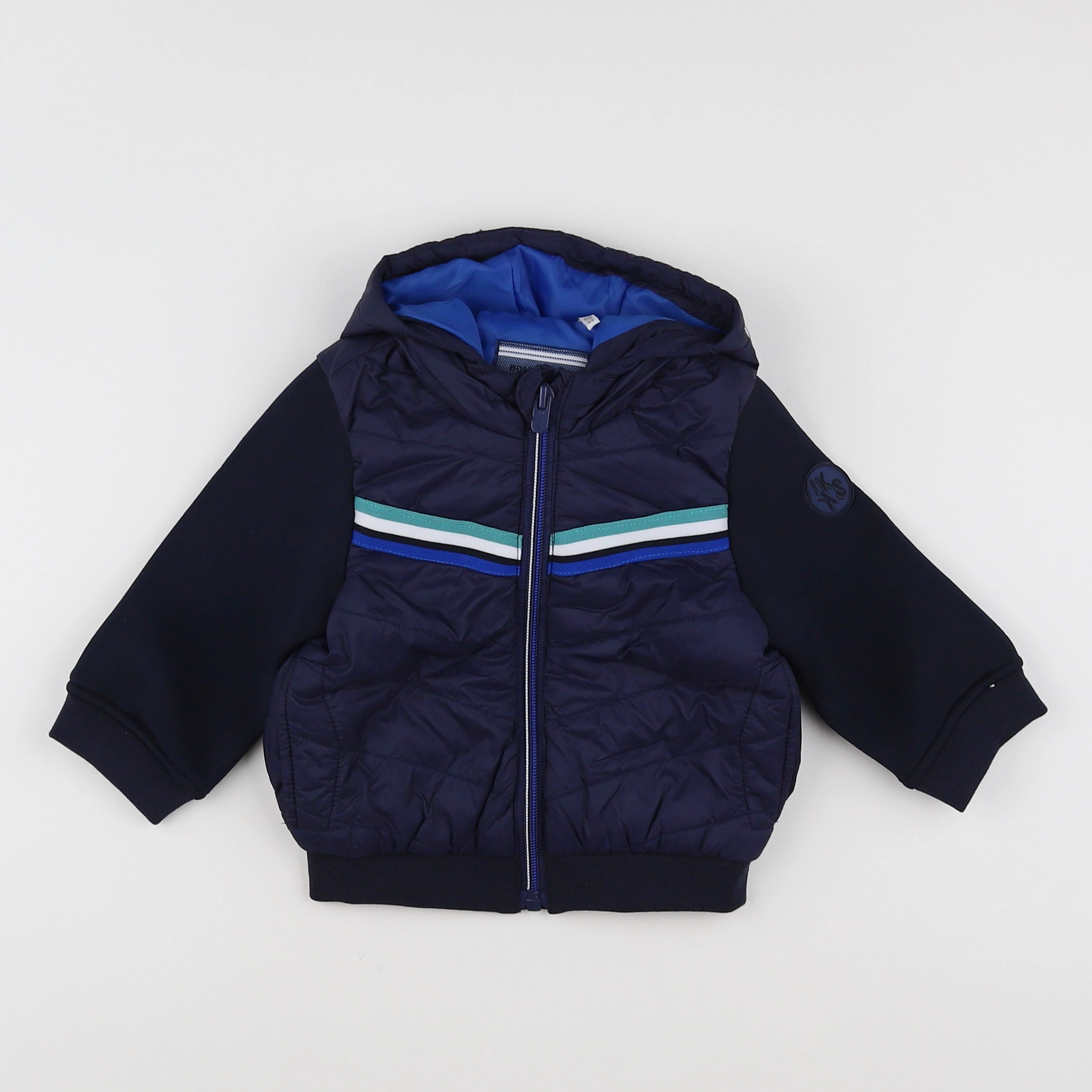 IKKS - veste bleu - 6 mois