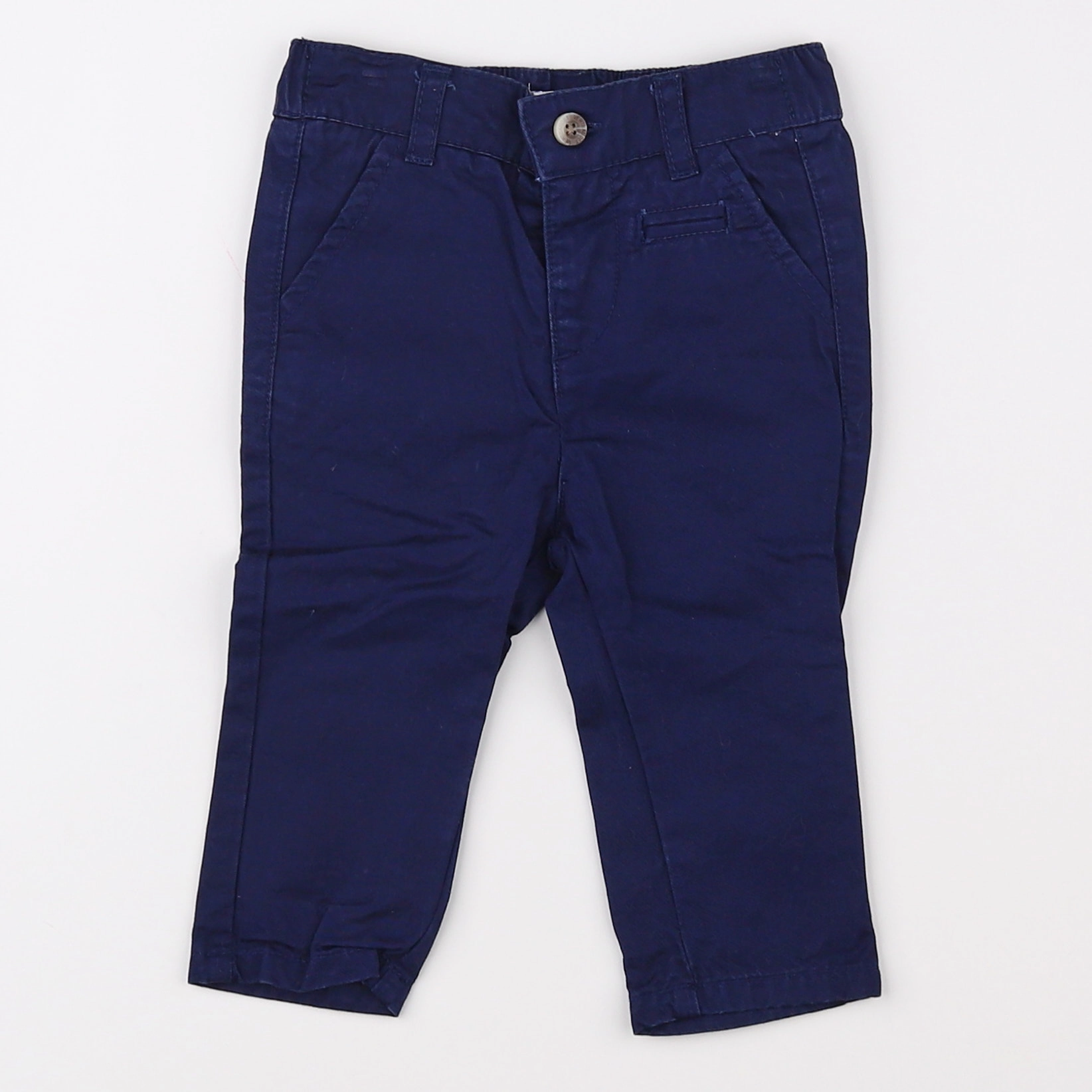 Vertbaudet - pantalon bleu - 6 mois