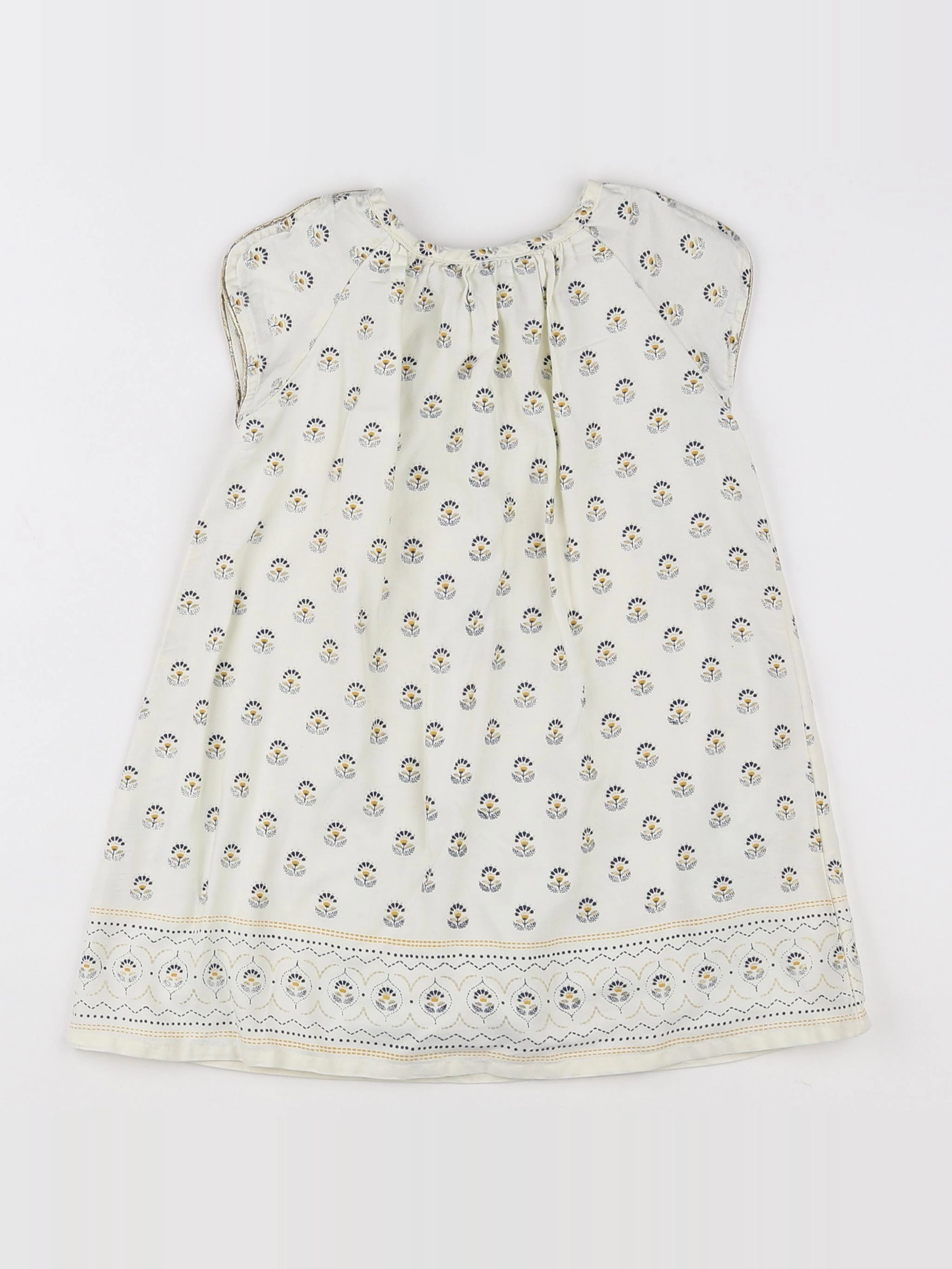 Tape à l'oeil - robe blanc - 2 ans