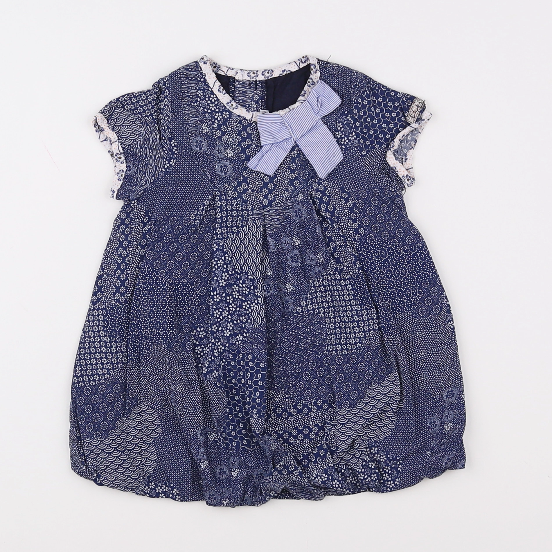 IKKS - robe bleu - 6 mois