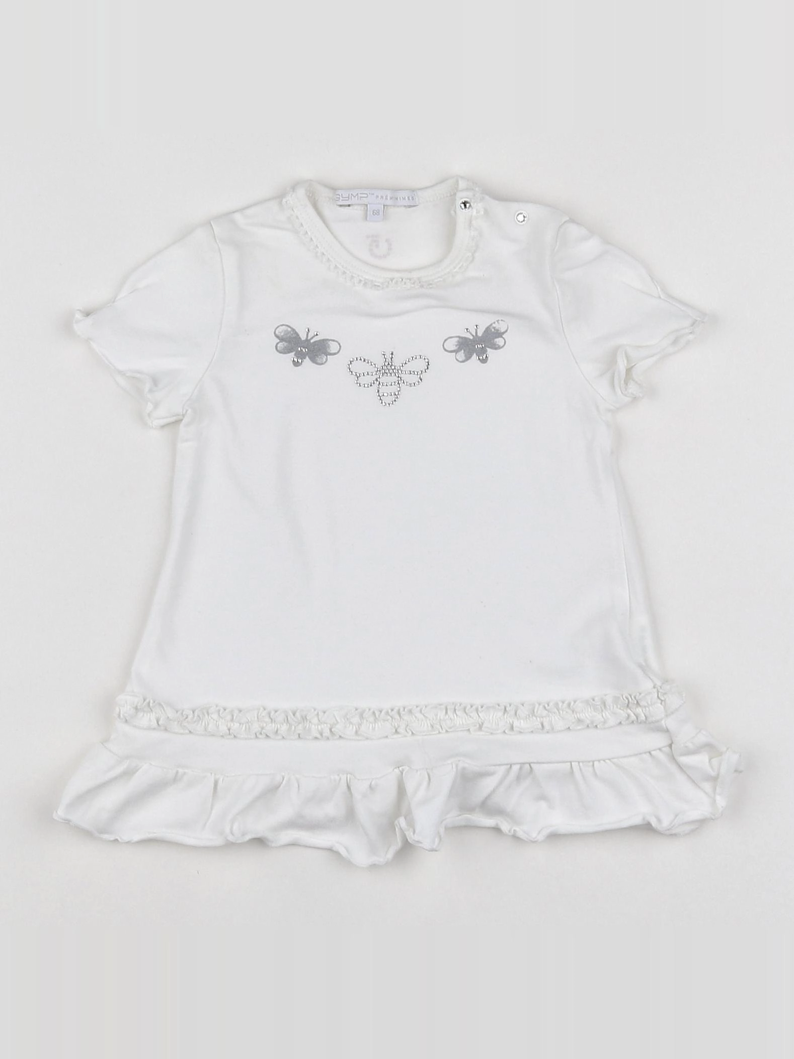 Gymp - robe blanc - 3 mois