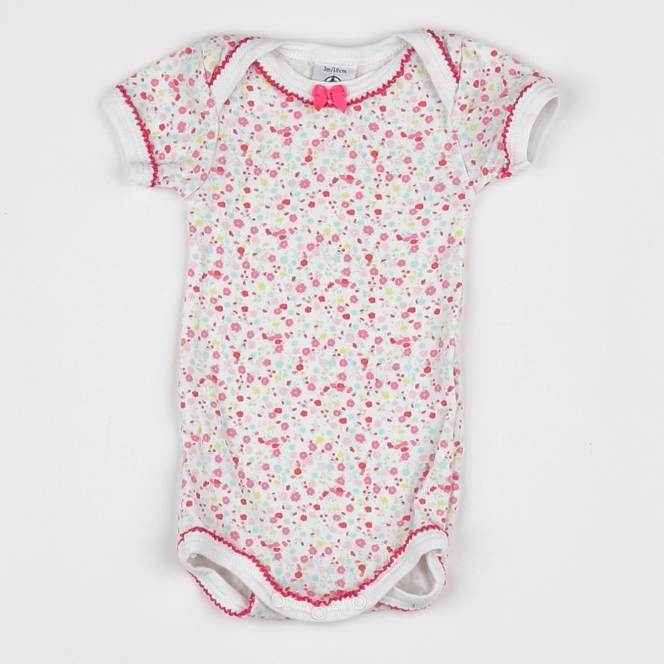 Petit Bateau - body multicolore - 3 mois