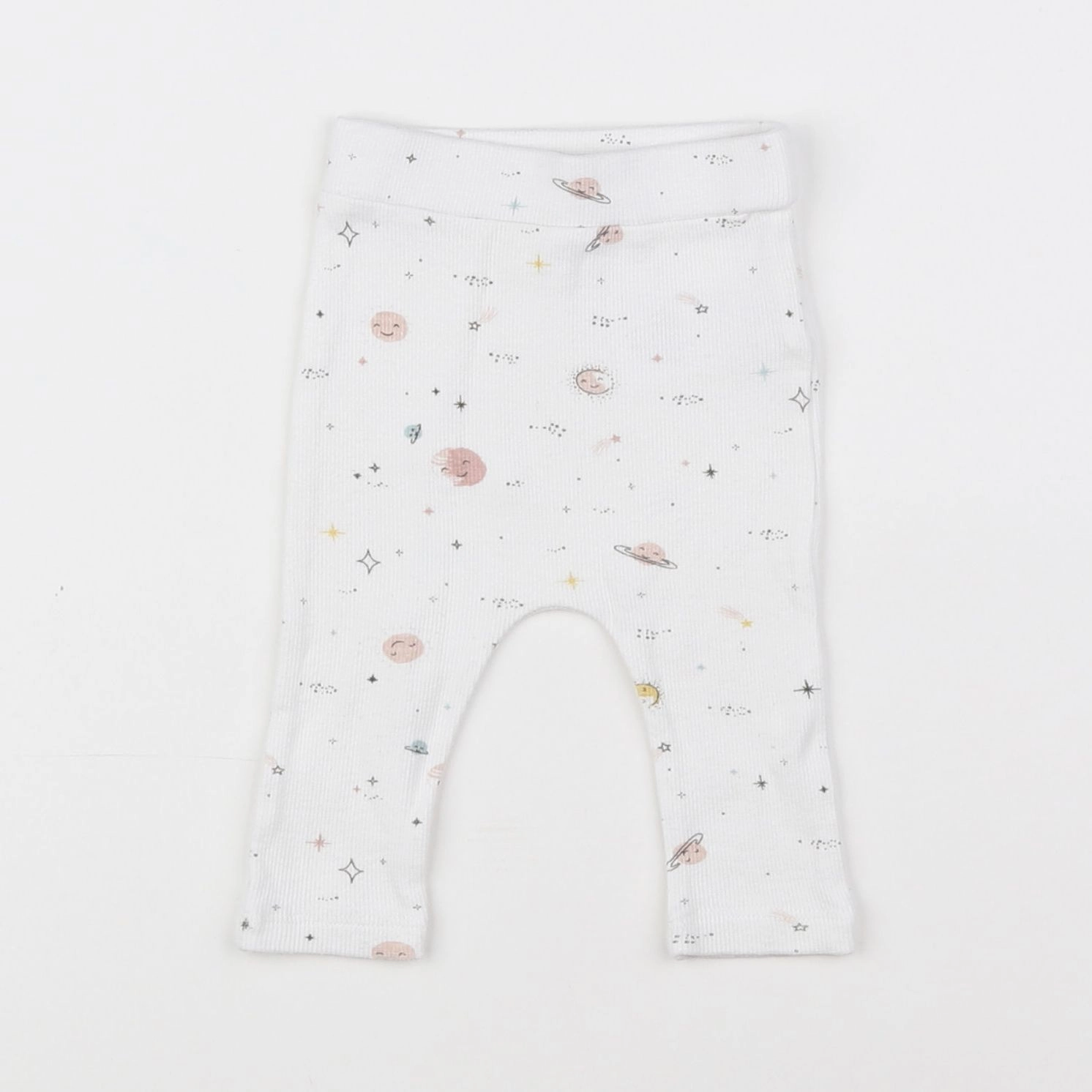 Vertbaudet - legging beige - 3 mois
