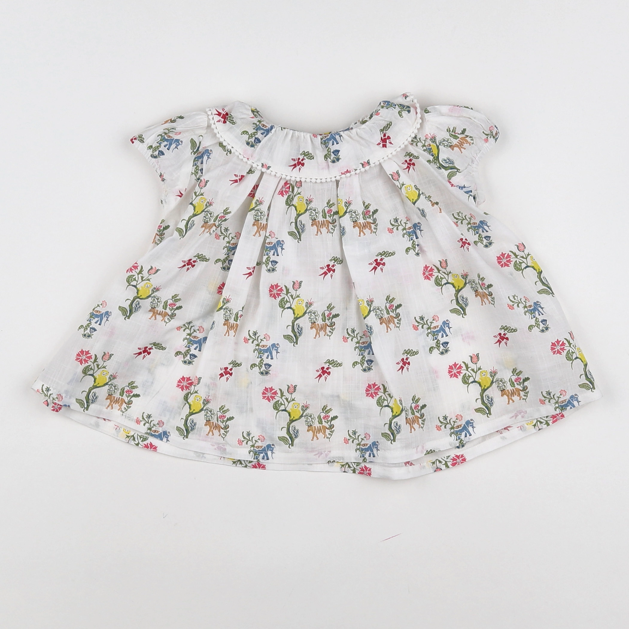 Boutchou - blouse blanc - 9 mois