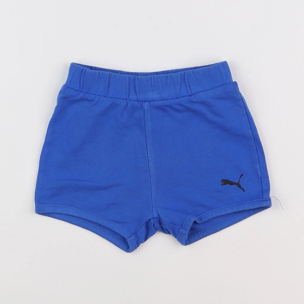 Puma - short bleu - 6/9 mois