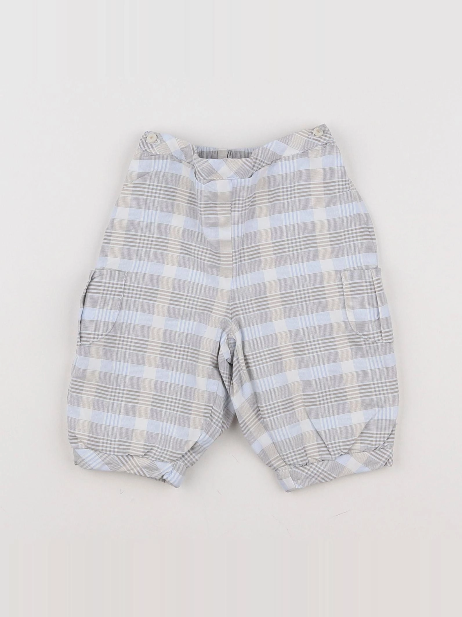 Jacadi - pantalon bleu, gris - 6 mois