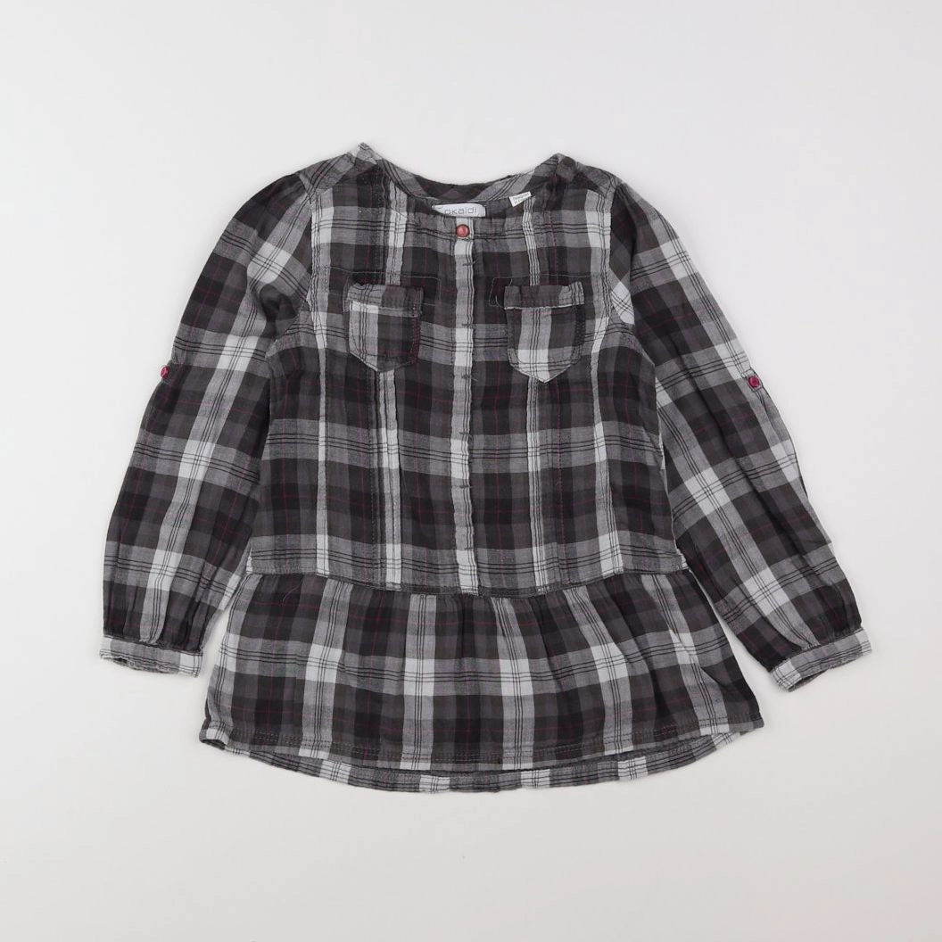 Okaidi - blouse gris - 6 ans